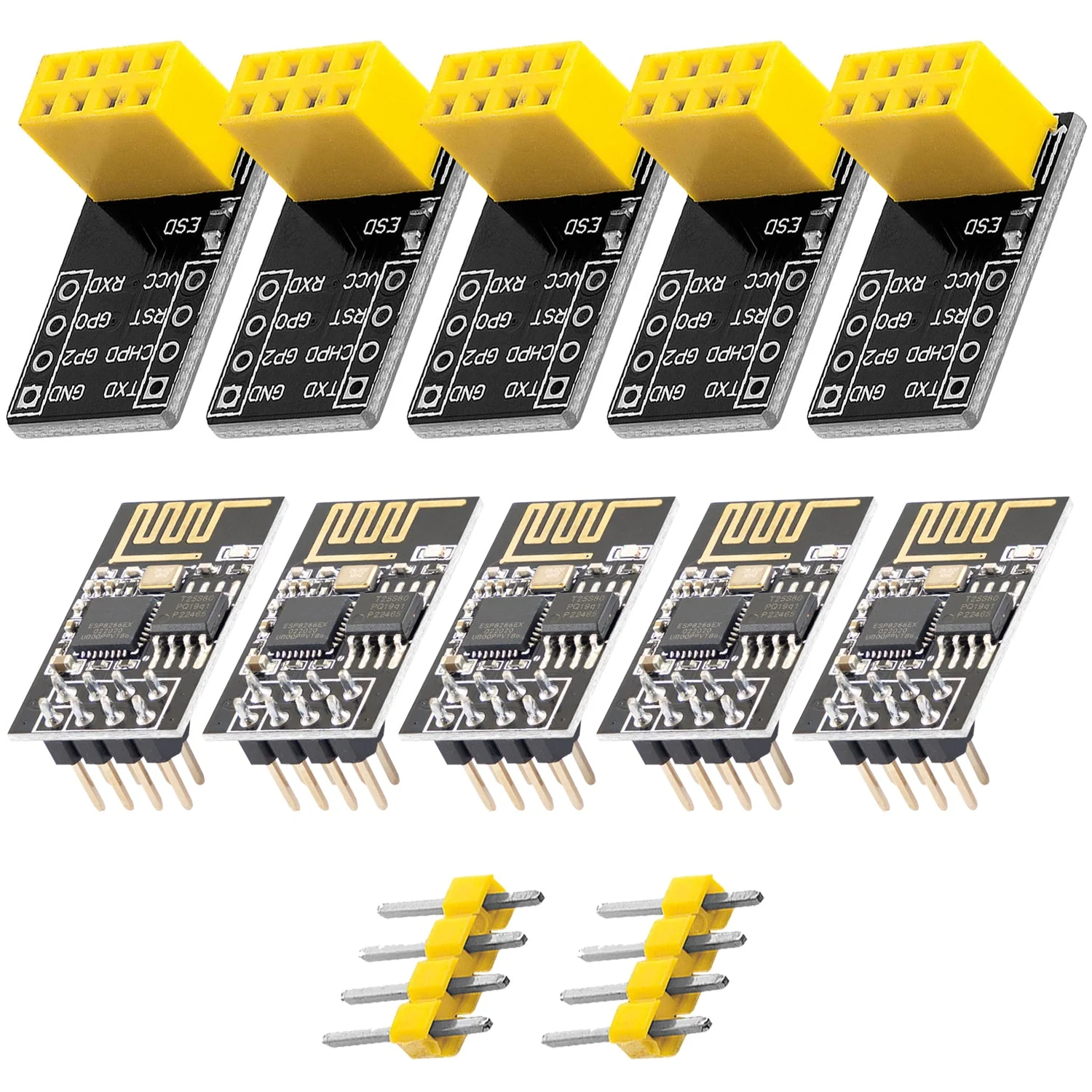 ESP8266 01S esp-01S Wlan WiFi Modul mit Breadboardadapter - Image 7