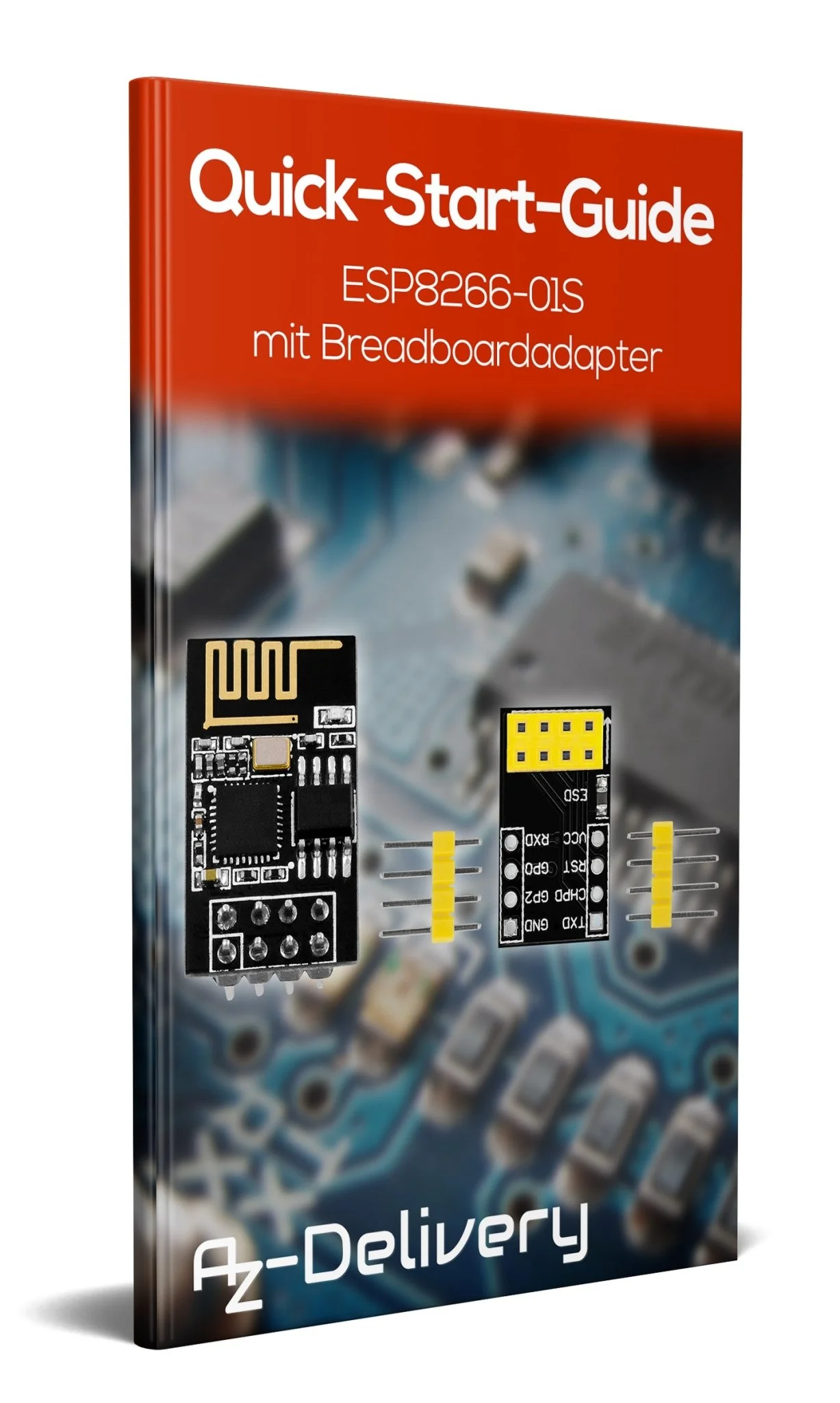 ESP8266 01S esp-01S Wlan WiFi Modul mit Breadboardadapter - Image 8