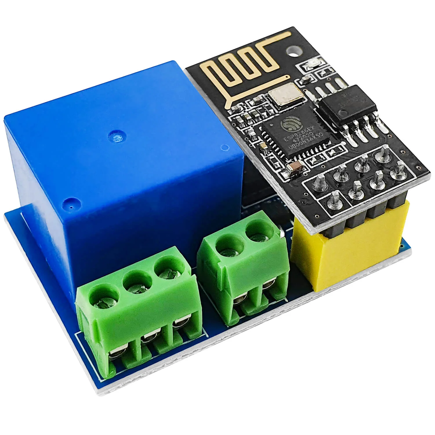 ESP8266-01S ESP-01S Wlan WiFi Modul 5V mit Relais Adapter - Image 4