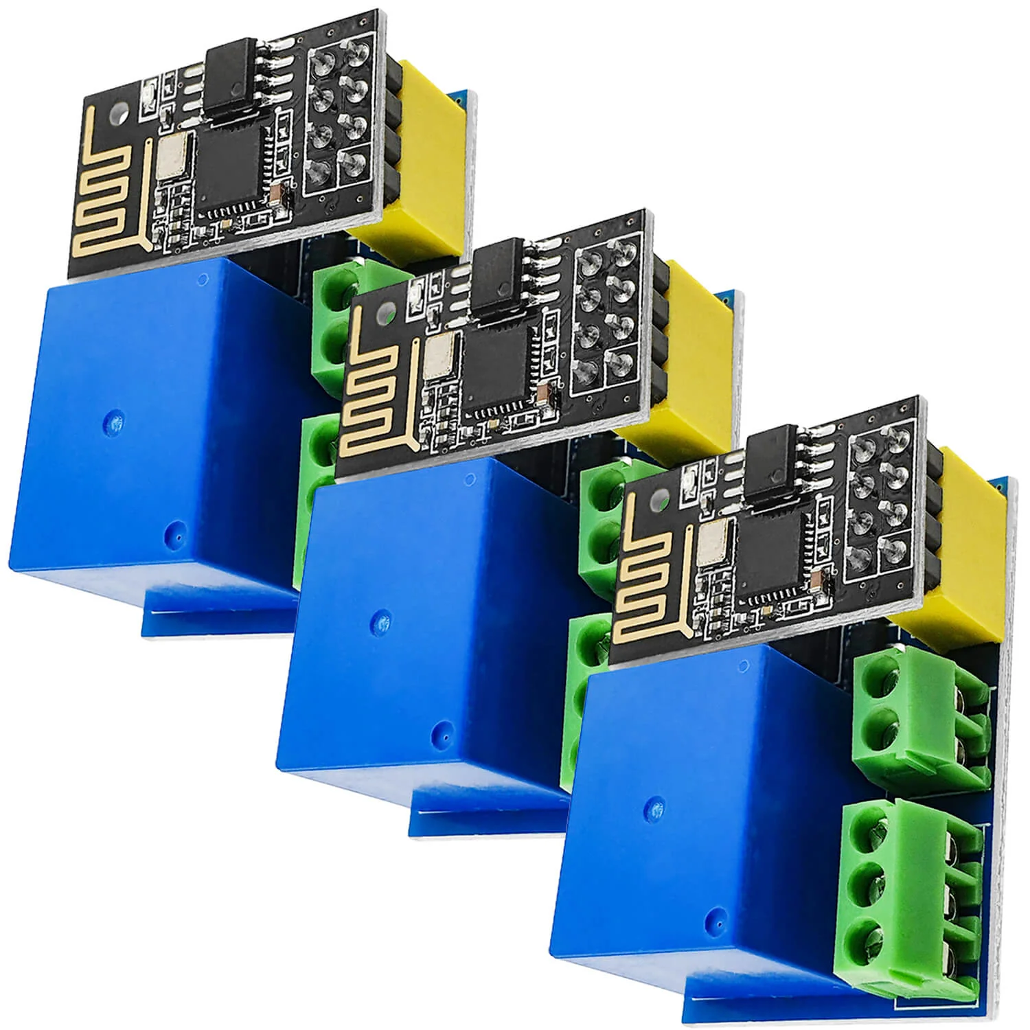 ESP8266-01S ESP-01S Wlan WiFi Modul 5V mit Relais Adapter - Image 5
