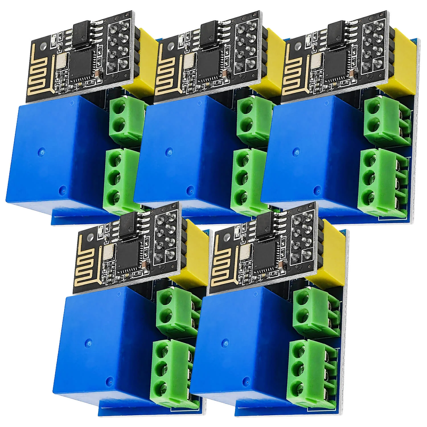 ESP8266-01S ESP-01S Wlan WiFi Modul 5V mit Relais Adapter - Image 6