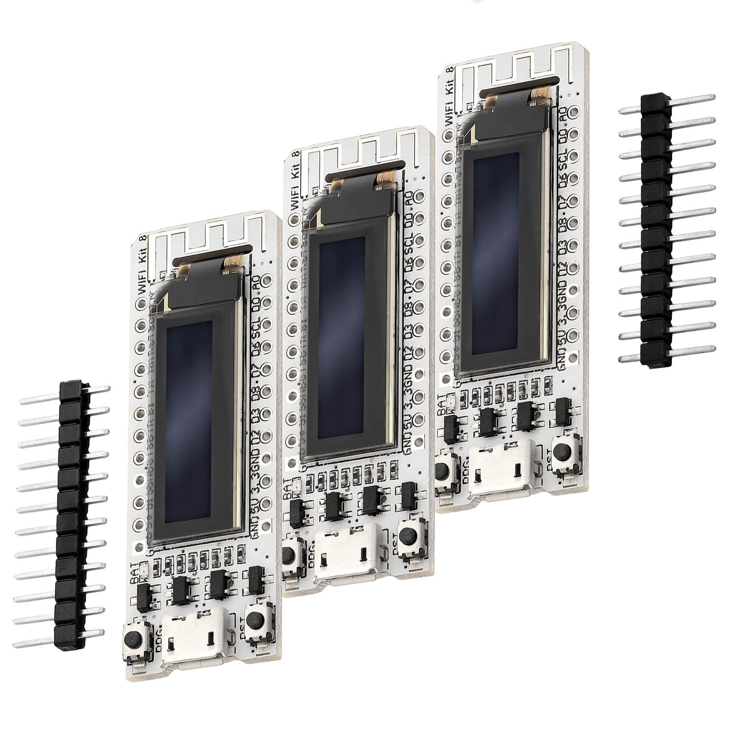 ESP8266 Heltec NodeMCU Mikrocontroller mit integriertem 0.91" OLED Display - Image 4