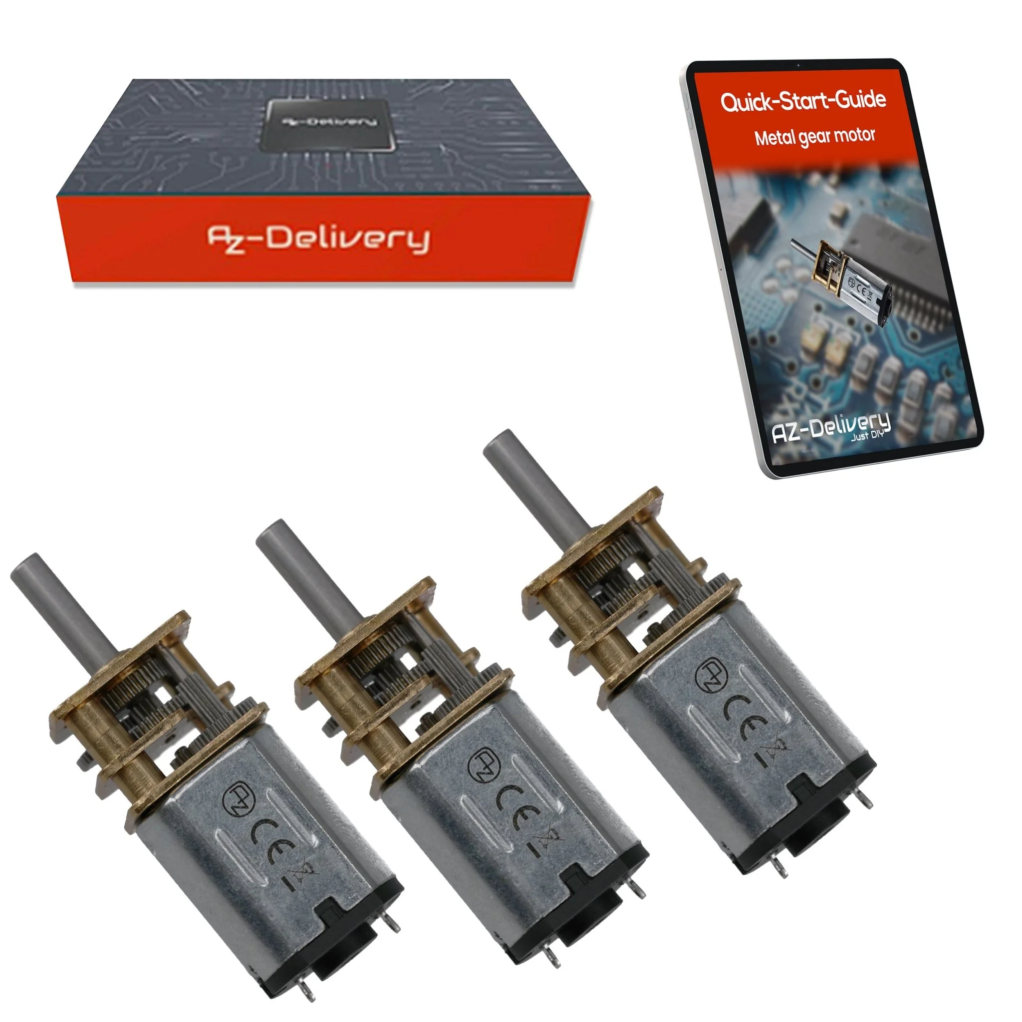 GA12-N20 DC Getriebemotor 3-12V Mini-Metallmotor (80RPM) Präzise Steuerung für Modellbau, Robotik & DIY-Projekte | Langlebiges Metallgetriebe - Image 5