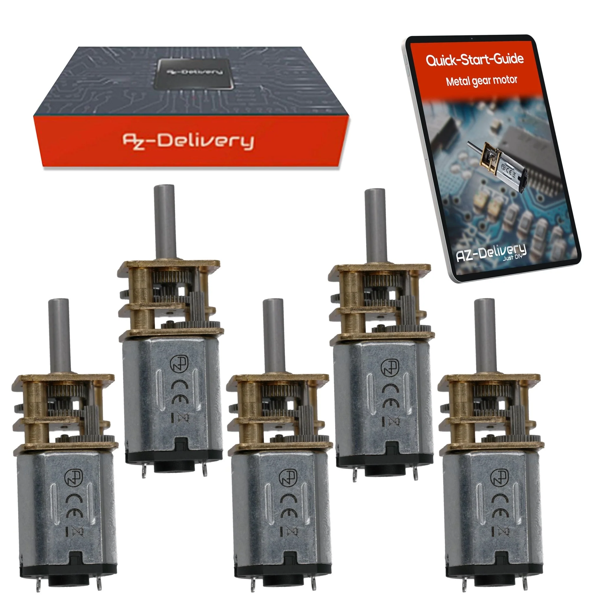 GA12-N20 DC Getriebemotor 3-12V Mini-Metallmotor (80RPM) Präzise Steuerung für Modellbau, Robotik & DIY-Projekte | Langlebiges Metallgetriebe - Image 6