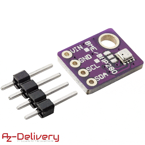 GY-BME280 Barometrischer Sensor für Temperatur, Luftfeuchtigkeit und Luftdruck - Image 2