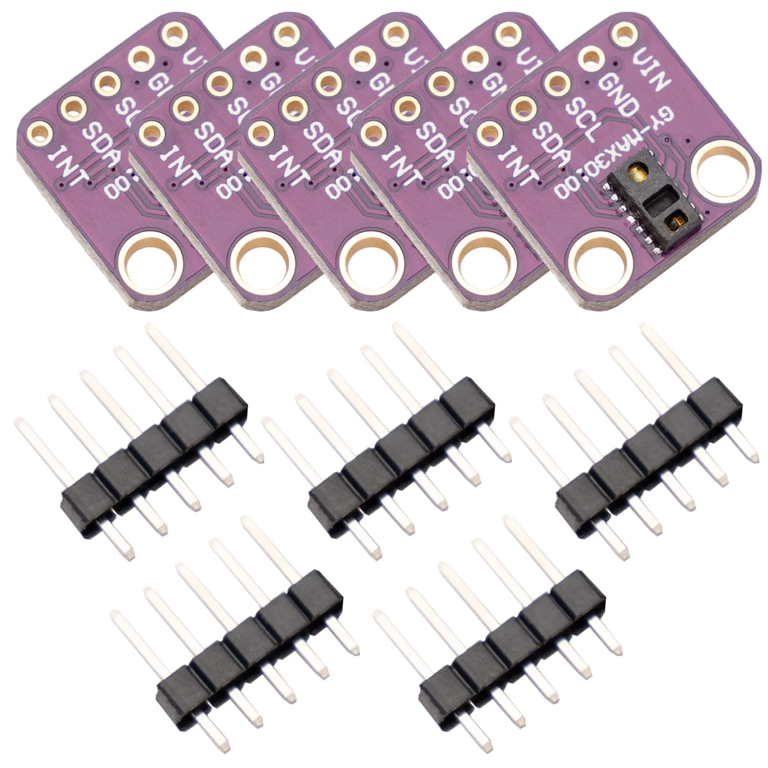 MAX30100 Breakout Board - Integrierte Pulsoximetrie und Herzfrequenzsensor-Lösung, kompatibel mit Arduino und Raspberry Pi - Image 6