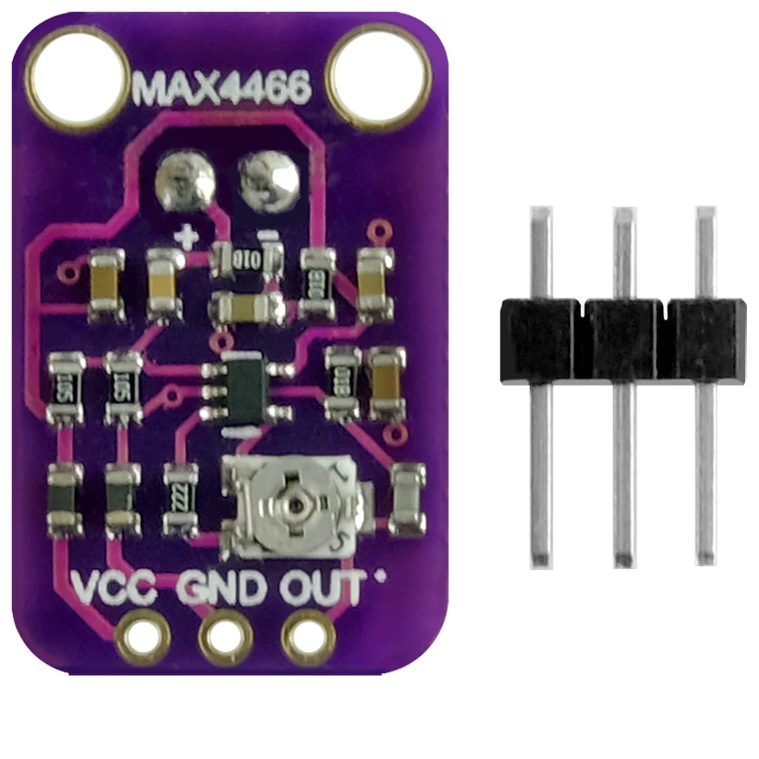 GY-MAX4466 Elektret Mikrofon, Verstärker Breakout Sensor - kompatibel mit Arduino und Raspberry Pi - Image 3