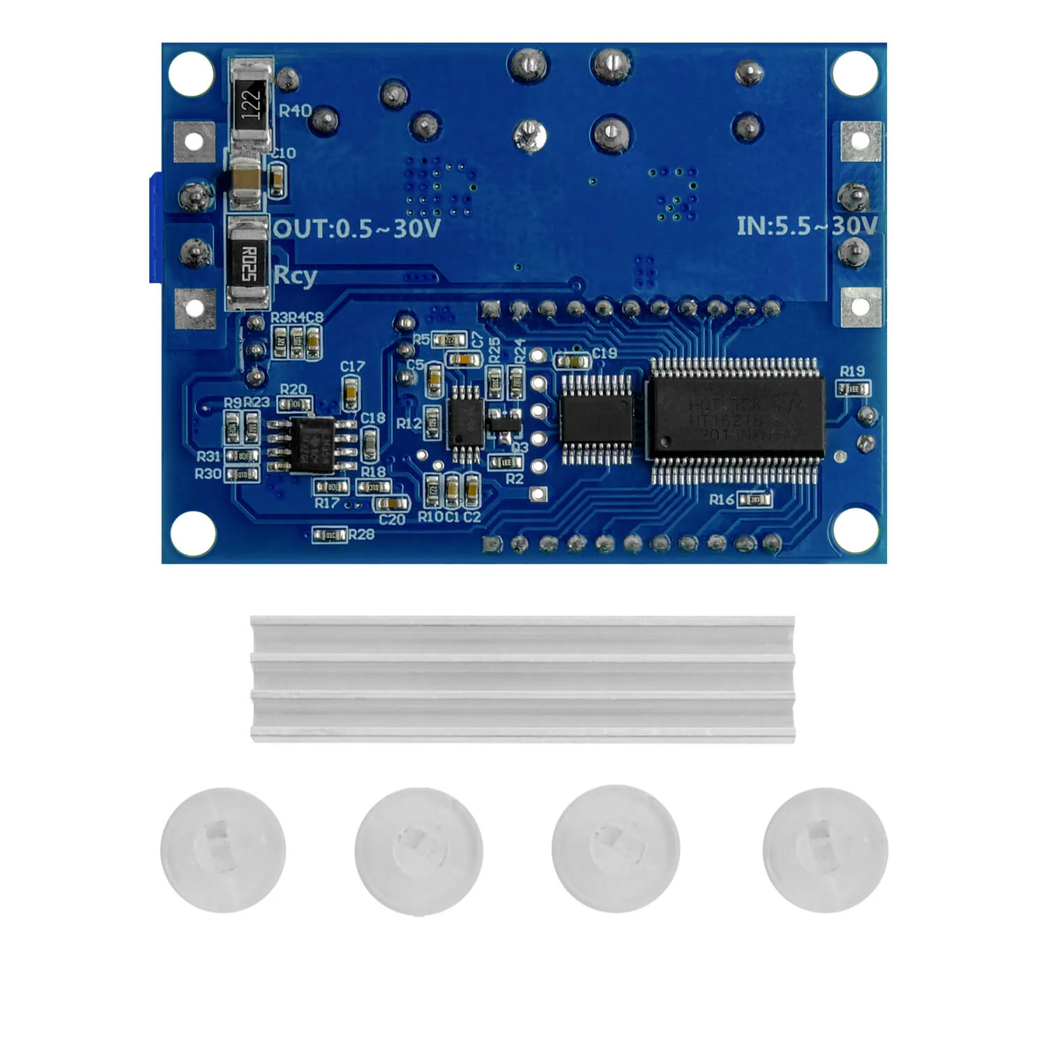 HW-140 DC-DC Buck Boost Converter Step Up/Down, LCD-Anzeige, 3A 5,5V-30V zu 0,5V-30V kompatibel mit Arduino - Image 3