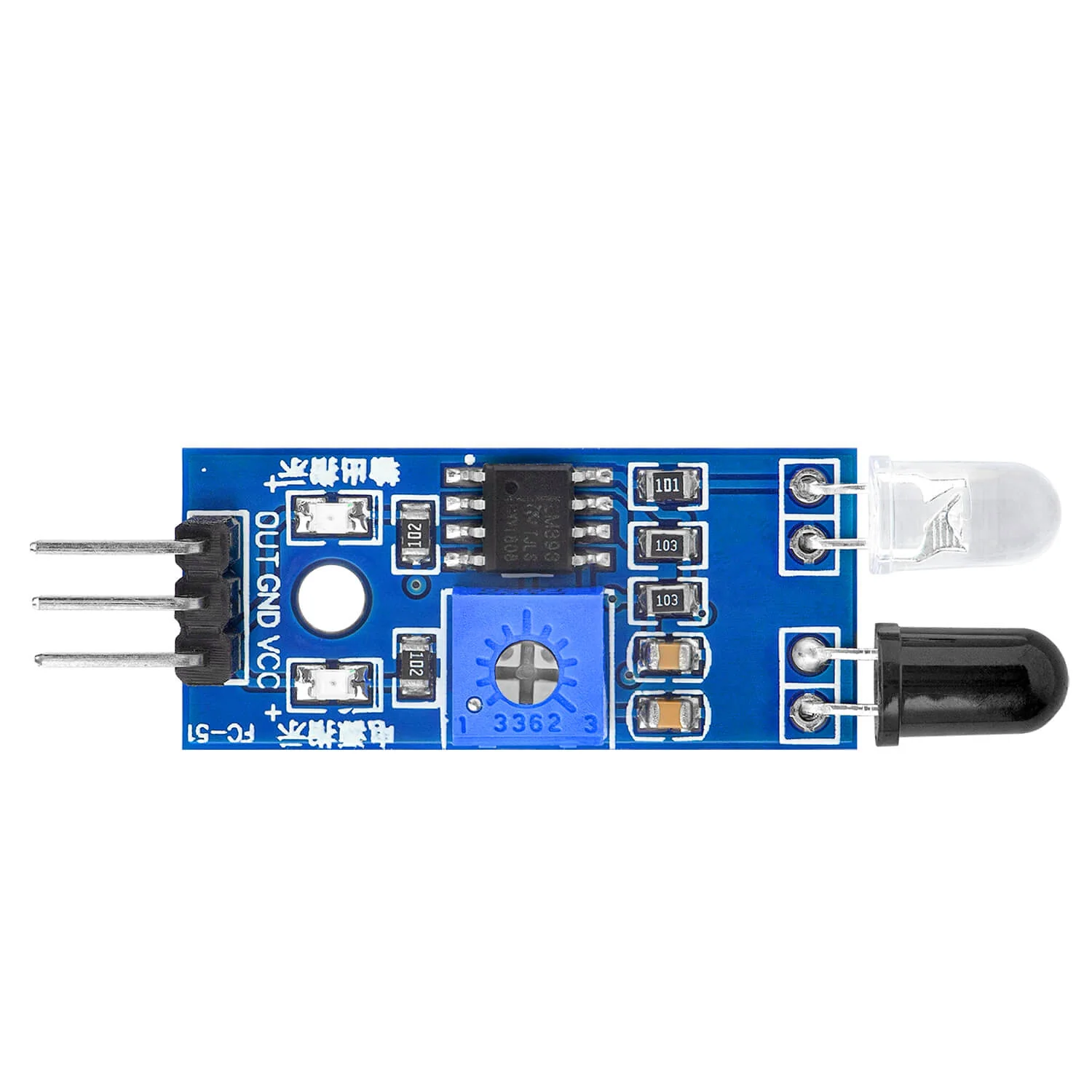 IR Infrarot Modul für Hinderniserkennung Abstand Sensor und Raspberry Pi - Image 2