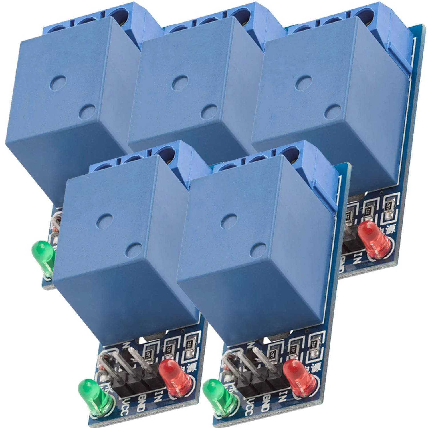 KF-301 1-Relais 5V Modul Low-Level-Trigger - Image 3