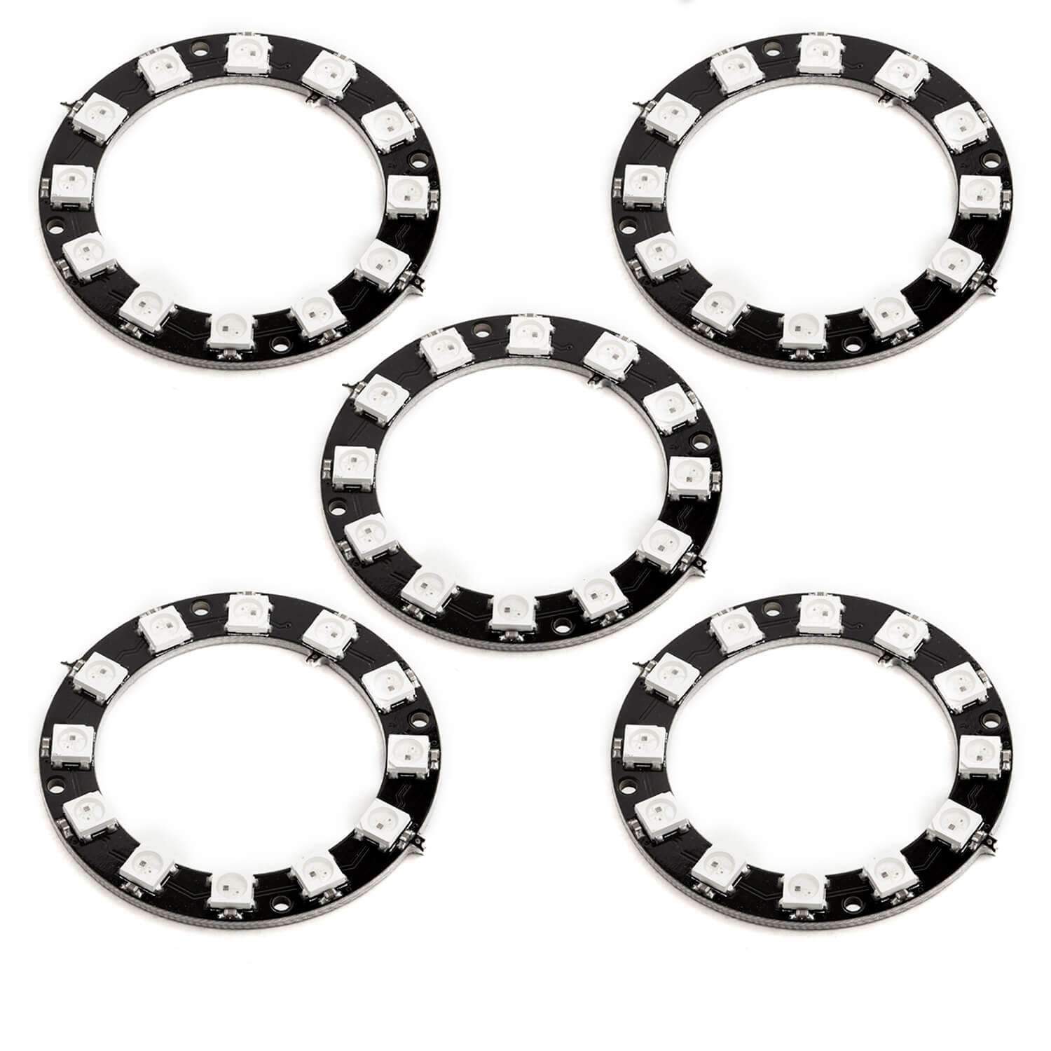 LED Ring 5V RGB WS2812B 12-Bit 50mm - Image 7
