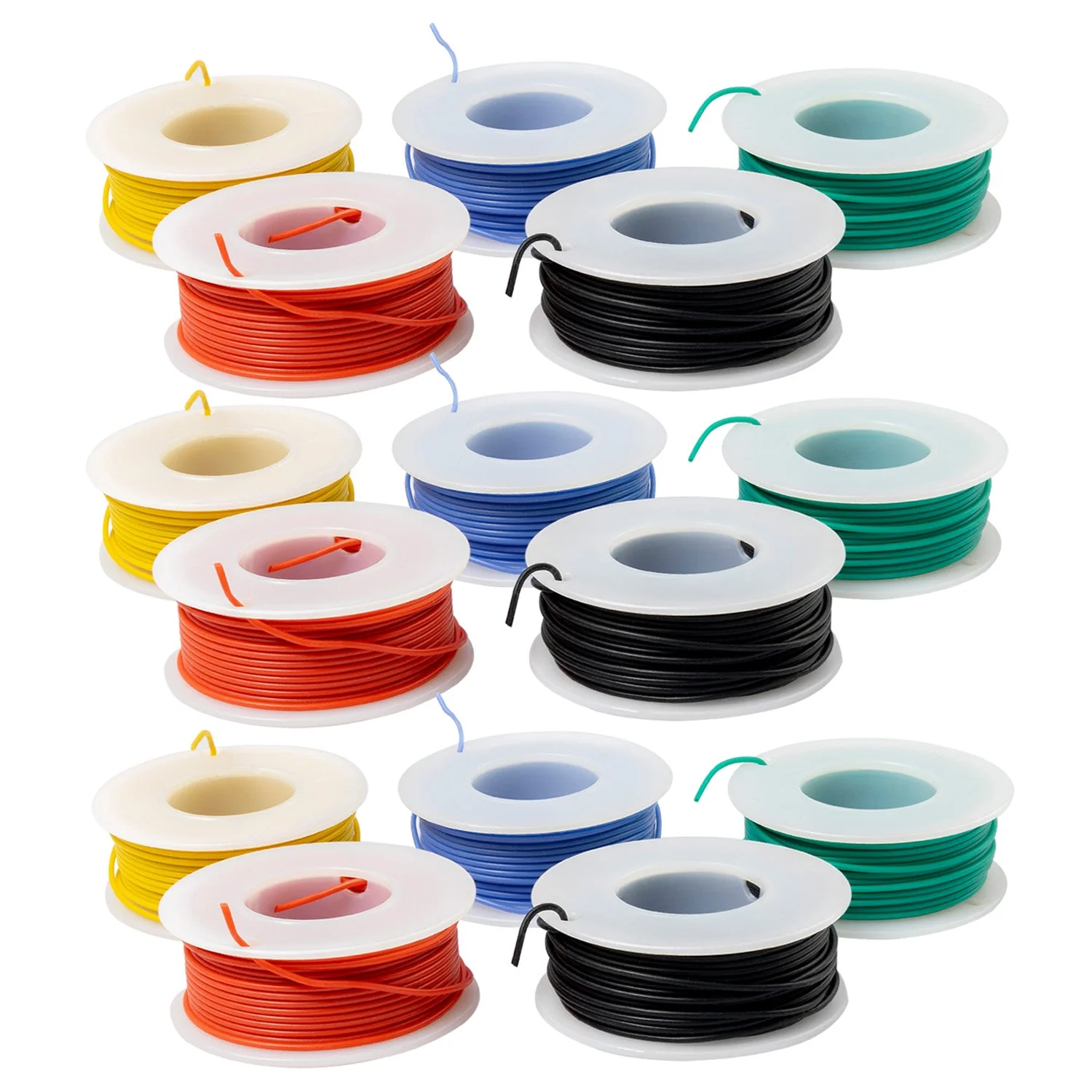 Ultraflexibles verzinntes Silikonkabel Schaltlitzen Kit temperaturbeständig aus Kupferdraht als Jumper oder zum Verseilen oder Verbinden - Image 7