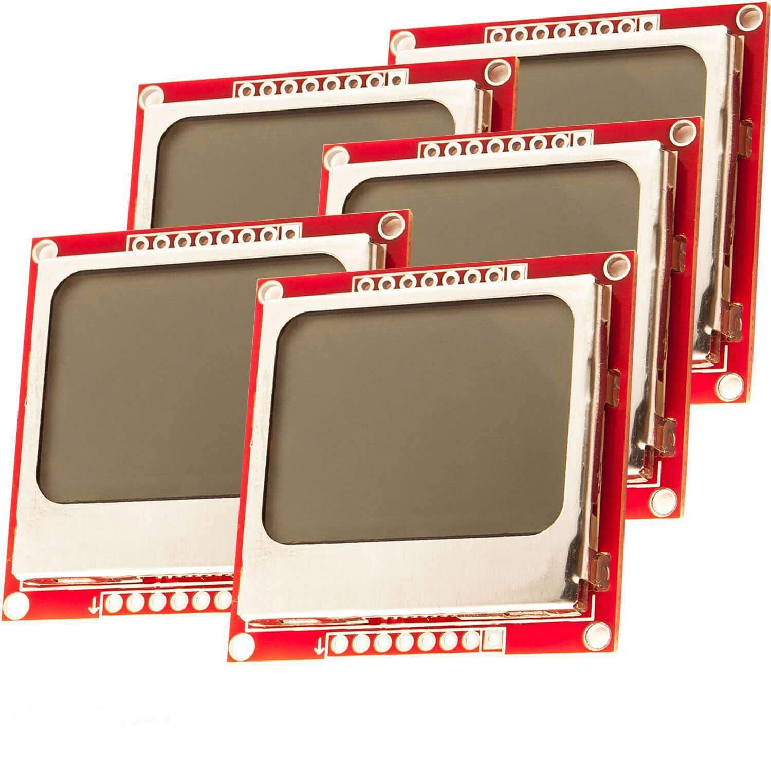 84 x 48 Pixel LCD Display Modul mit Hintergrundbeleuchtung für Nokia 5110 und Joystick PS2 Gamepad - Image 6