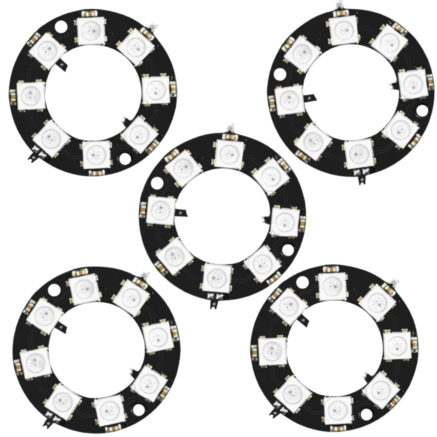 RGB LED Ring 8 bit WS2812 5050 + integrierter Treiber | Kompatibel mit Arduino und Raspberry - Image 5