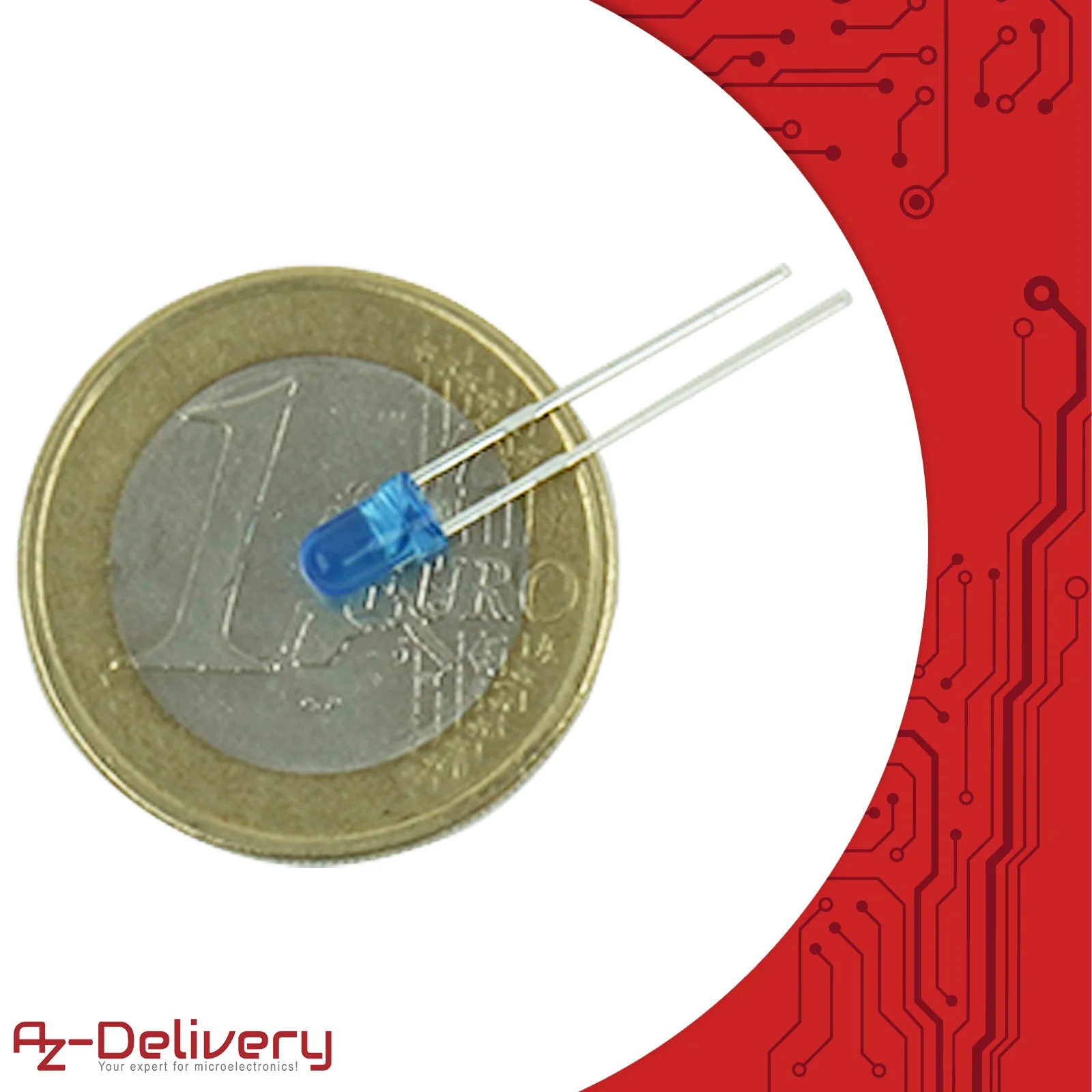 LED Leuchtdioden Sortiment Kit, 350 Stück, 3mm & 5mm, 5 Farben - Image 5