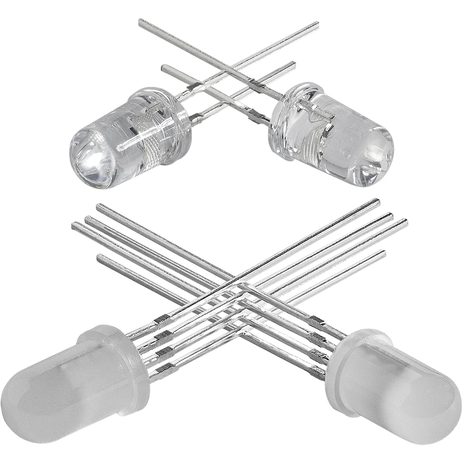 LED Leuchtdioden Sortiment Kit, 350 Stück, 3mm & 5mm, 5 Farben - Image 6