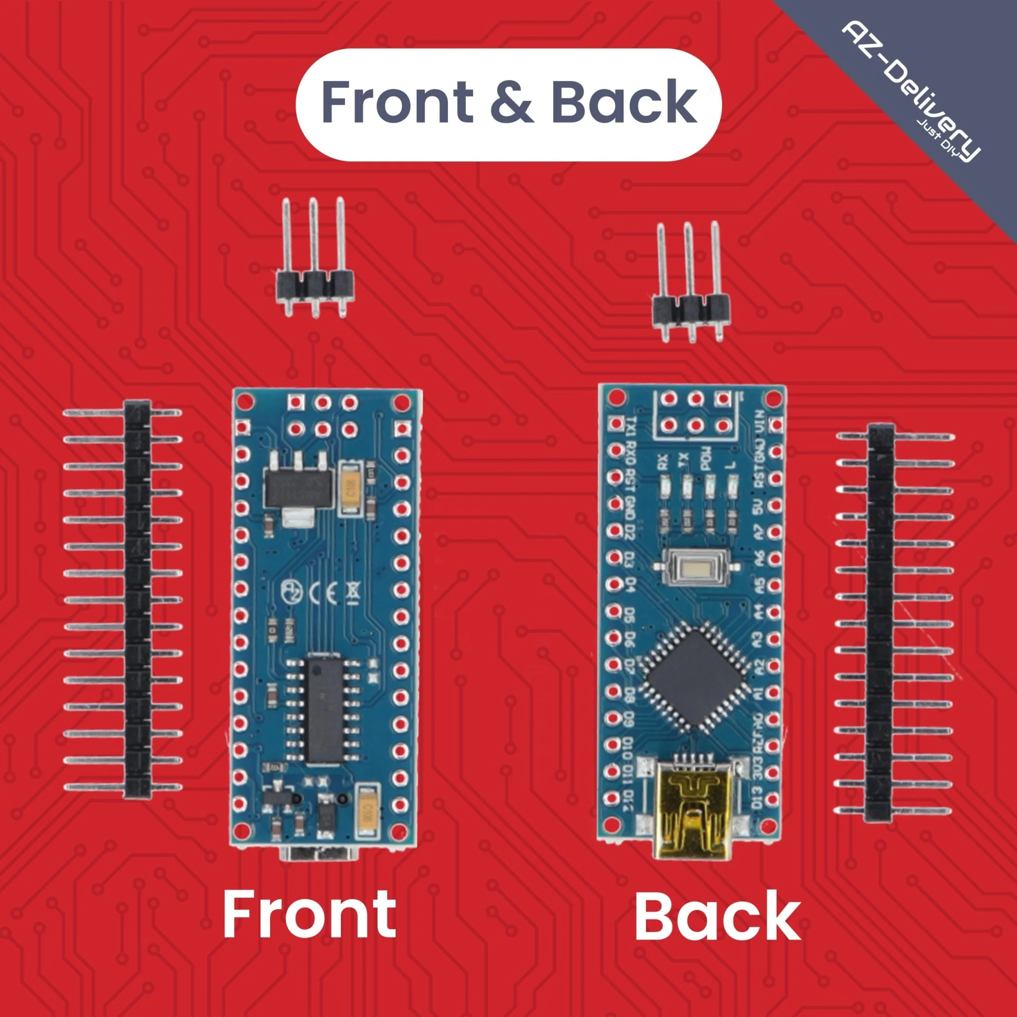 LGT8 Nano V3 - Mikrocontroller Board mit LGT8F328P und CH340, kompatibel mit Arduino Nano, 32 MHz Taktfrequenz - Image 4