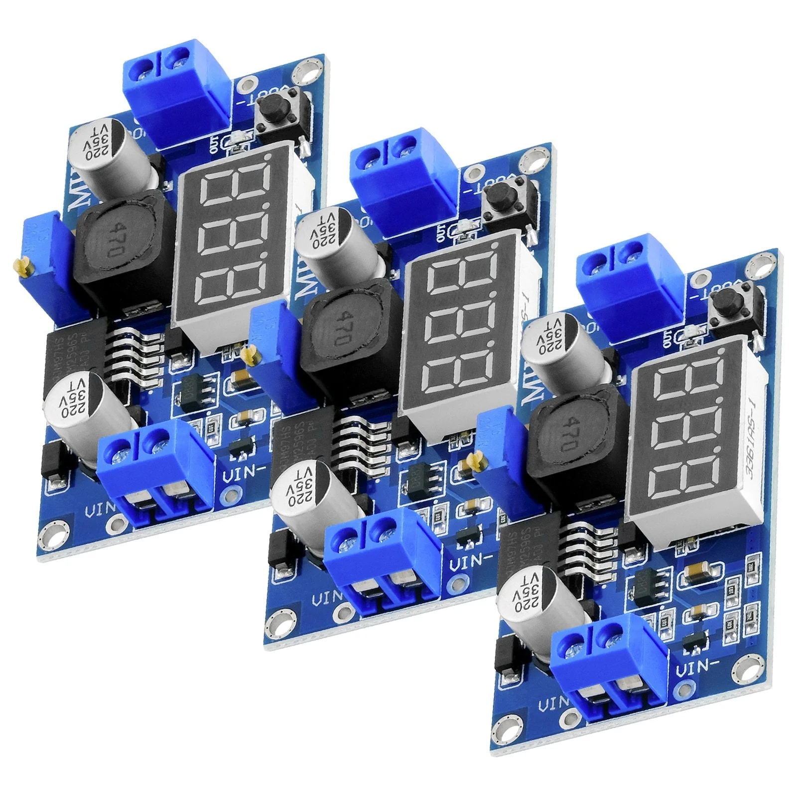 LM2596S Step-down DC-DC Buck Converter mit 3-stelliger Digitalanzeige - Image 4