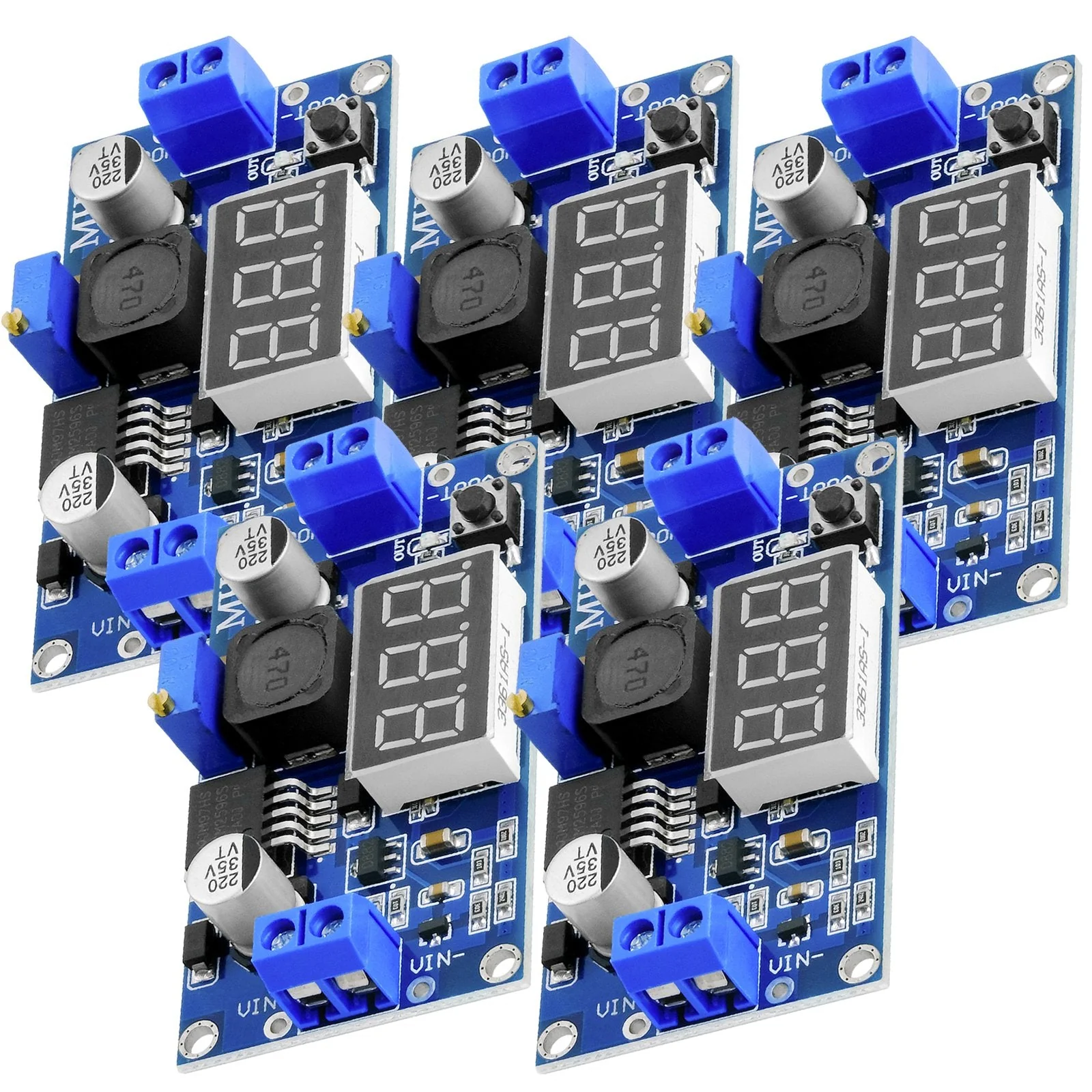 LM2596S Step-down DC-DC Buck Converter mit 3-stelliger Digitalanzeige - Image 5