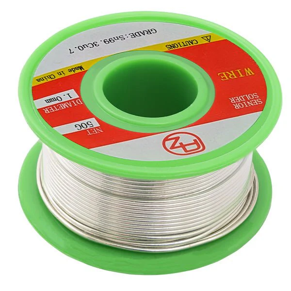 Lötdraht 1mm Sn99.3Cu0.7 | Bleifreies Lötflussmittel | für elektrisches Löten | Kolophoniumkern | Elektrische Lötkomponenten Reparatur und DIY - Image 3