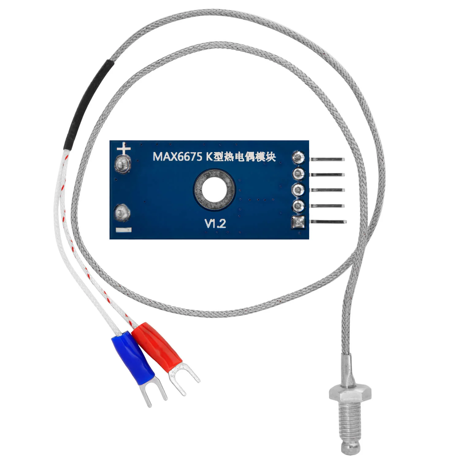 MAX6675 Temperatur Sensor mit Sonde K-Typ und Jumper Wire für Raspberry Pi - Image 3