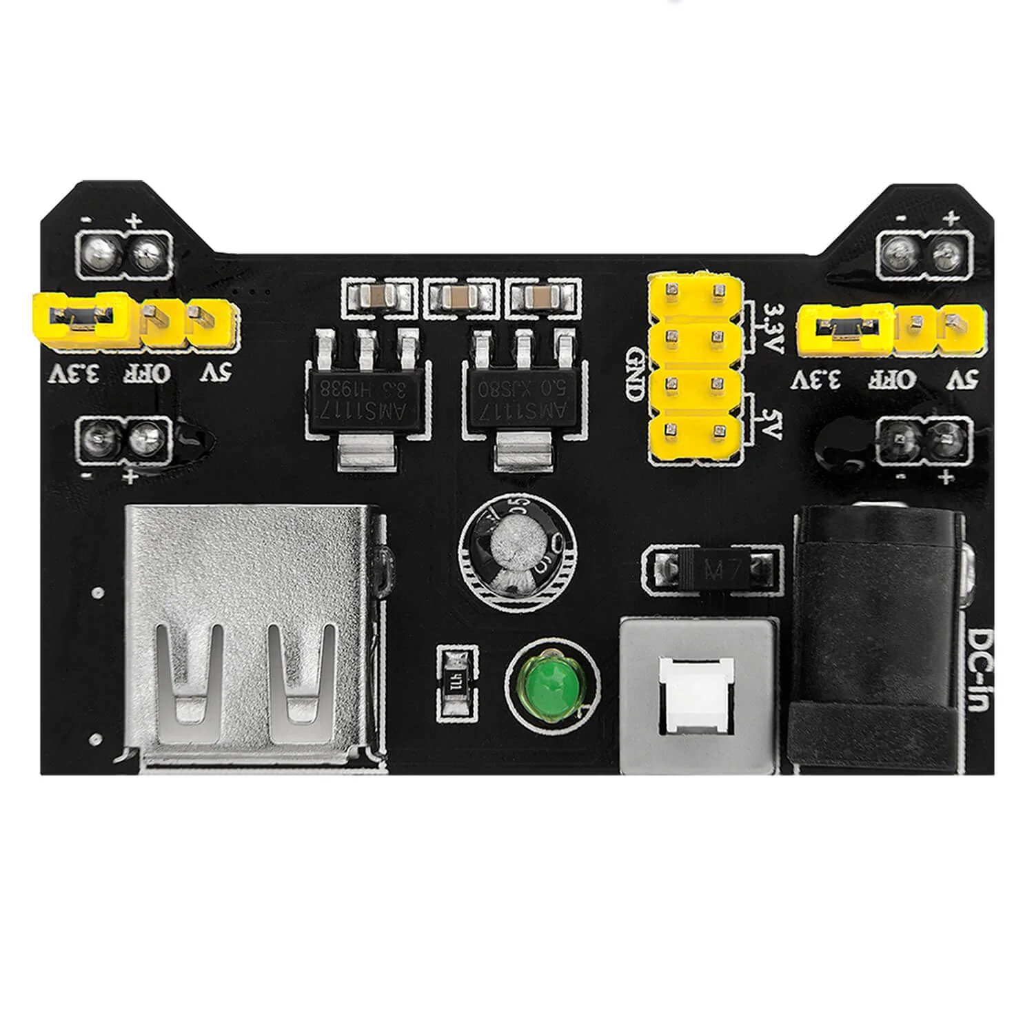 MB102 Breadboard Netzteil Adapter Power Supply Modul 3.3V/5V - Image 2