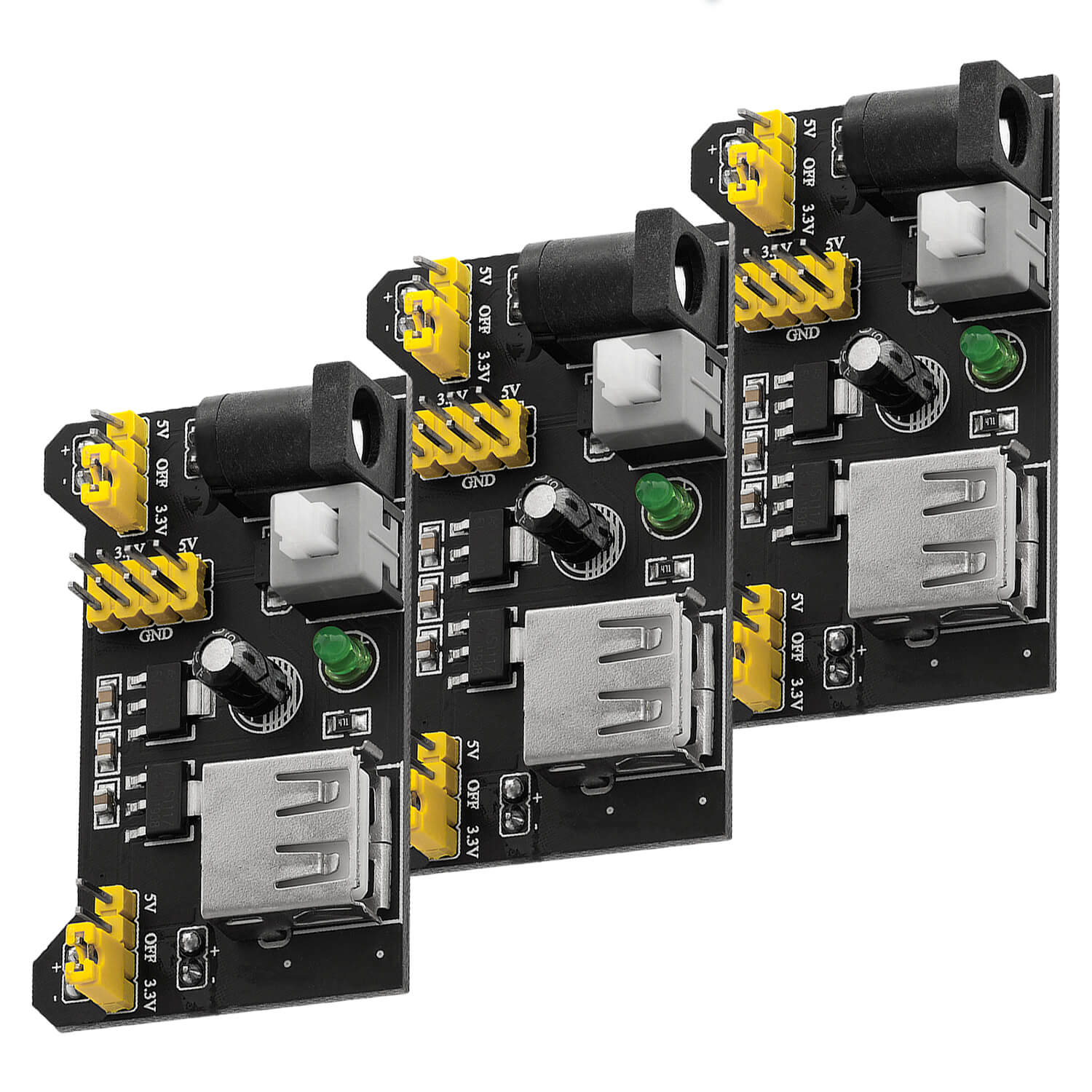 MB102 Breadboard Netzteil Adapter Power Supply Modul 3.3V/5V - Image 4