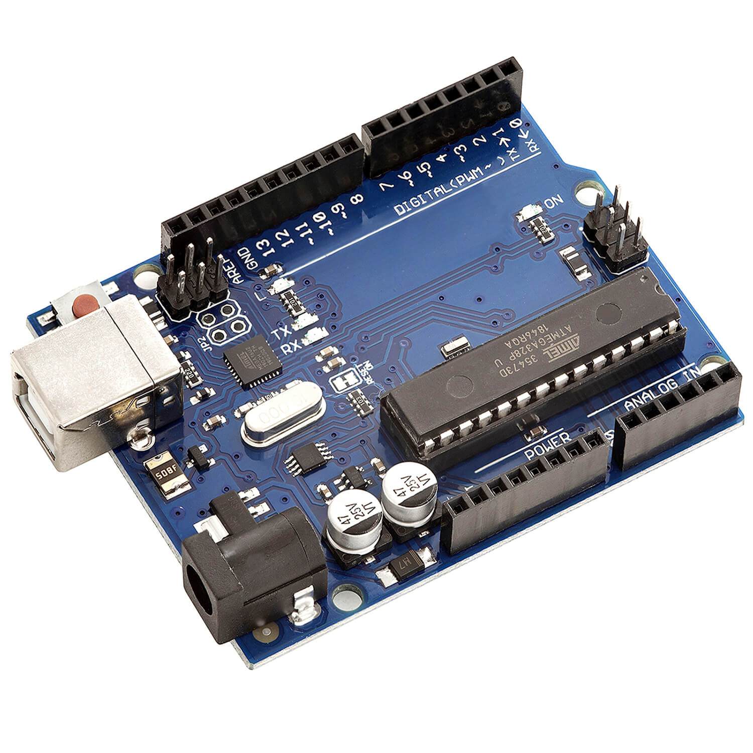 AZ-ATmega328DIP-Board Mikrocontroller Board ATmega16U2 8-bit Entwicklerboard mit USB-Kabel - Image 4