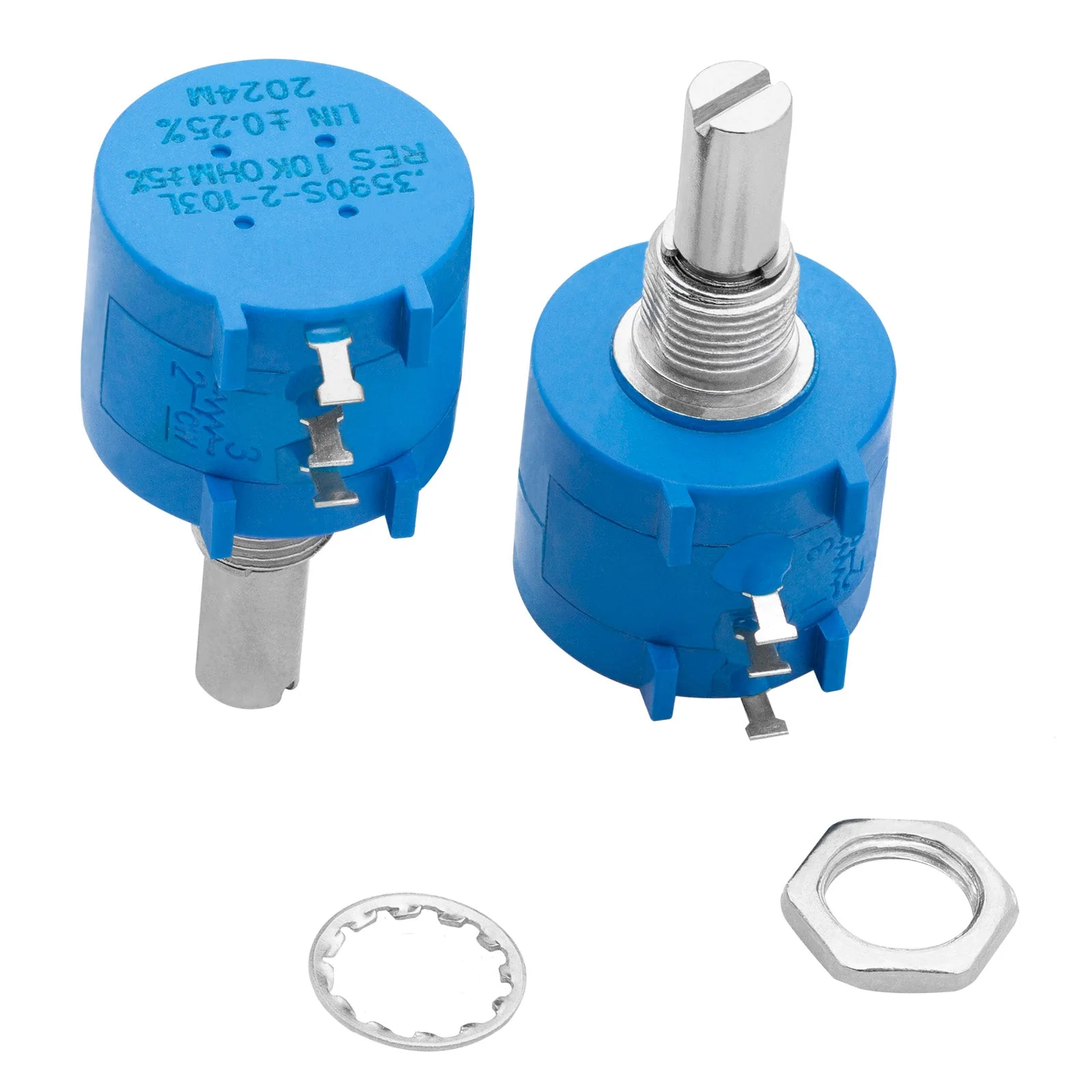 Mehrgang rotary Potentiometer mit Schutzwiderstand 3590S 10K Ohm mit einstellbarem Widerstand - Image 3