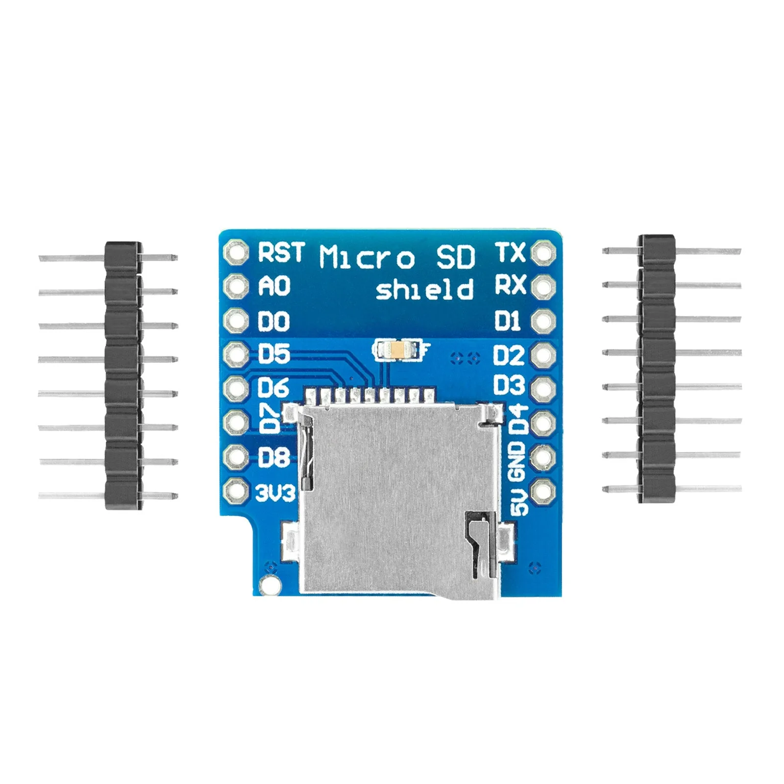 Micro SD Karten D1 Mini Shield Adapter - 8 Pin 3.3V SD Card Lesermodul mit SPI Interface, Kompatibel mit Arduino - Image 6