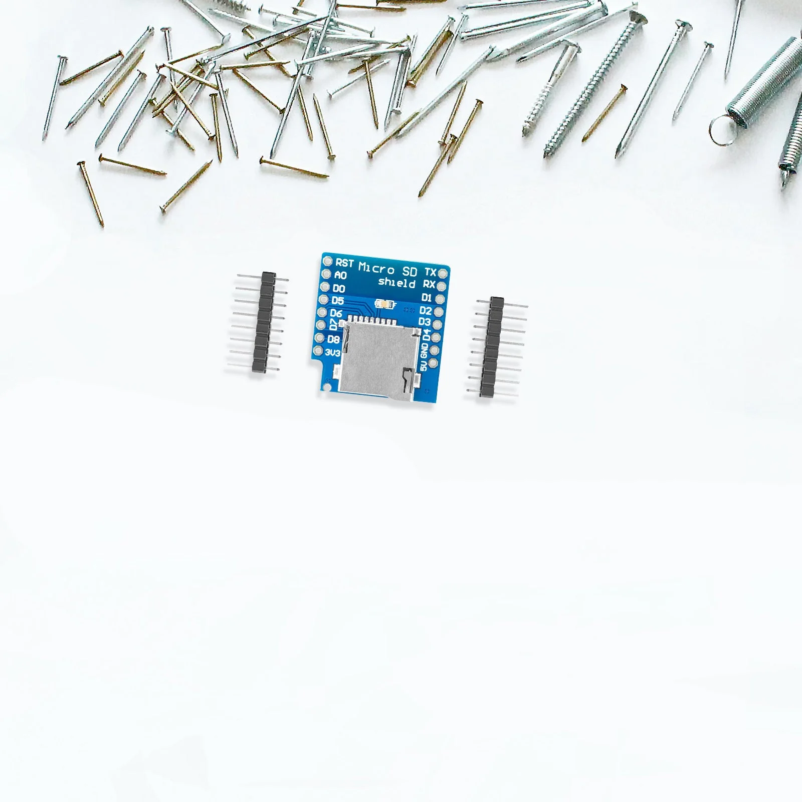 Micro SD Karten D1 Mini Shield Adapter - 8 Pin 3.3V SD Card Lesermodul mit SPI Interface, Kompatibel mit Arduino - Image 7