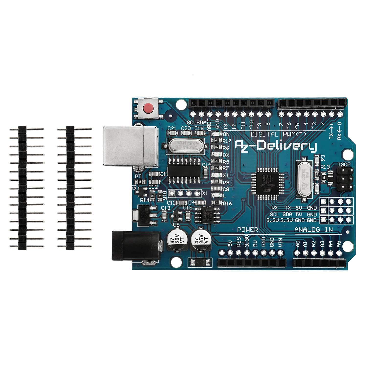 Mikrocontroller AZ-ATmega328-Board mit Touch Display Shield 2,4" TFT LCD - Image 6