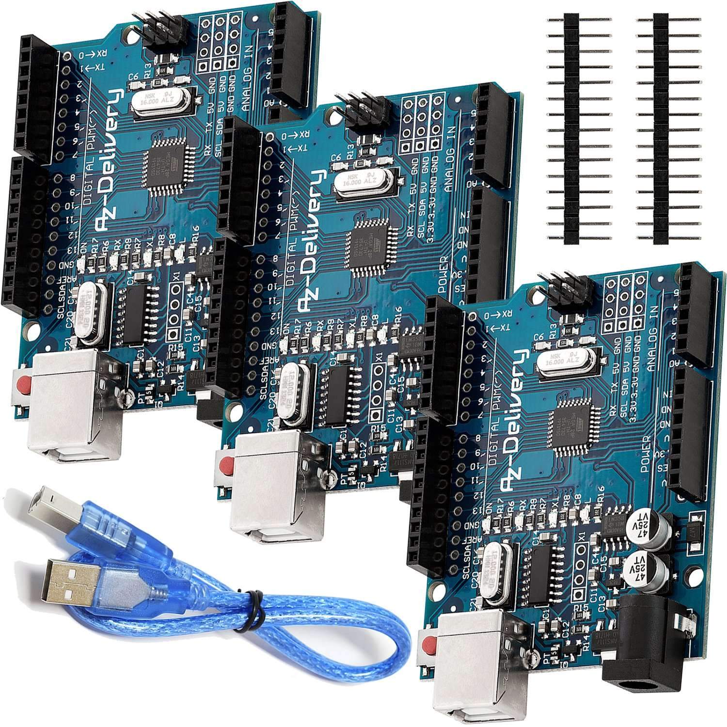 Mikrocontroller Board AZ-ATmega328-Board mit USB-Kabel - Image 5