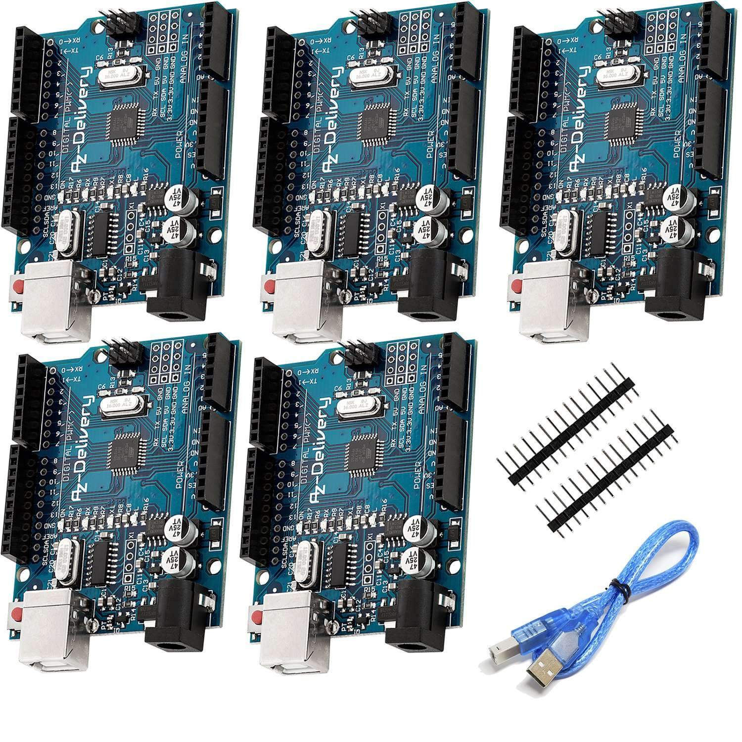 Mikrocontroller Board AZ-ATmega328-Board mit USB-Kabel - Image 6