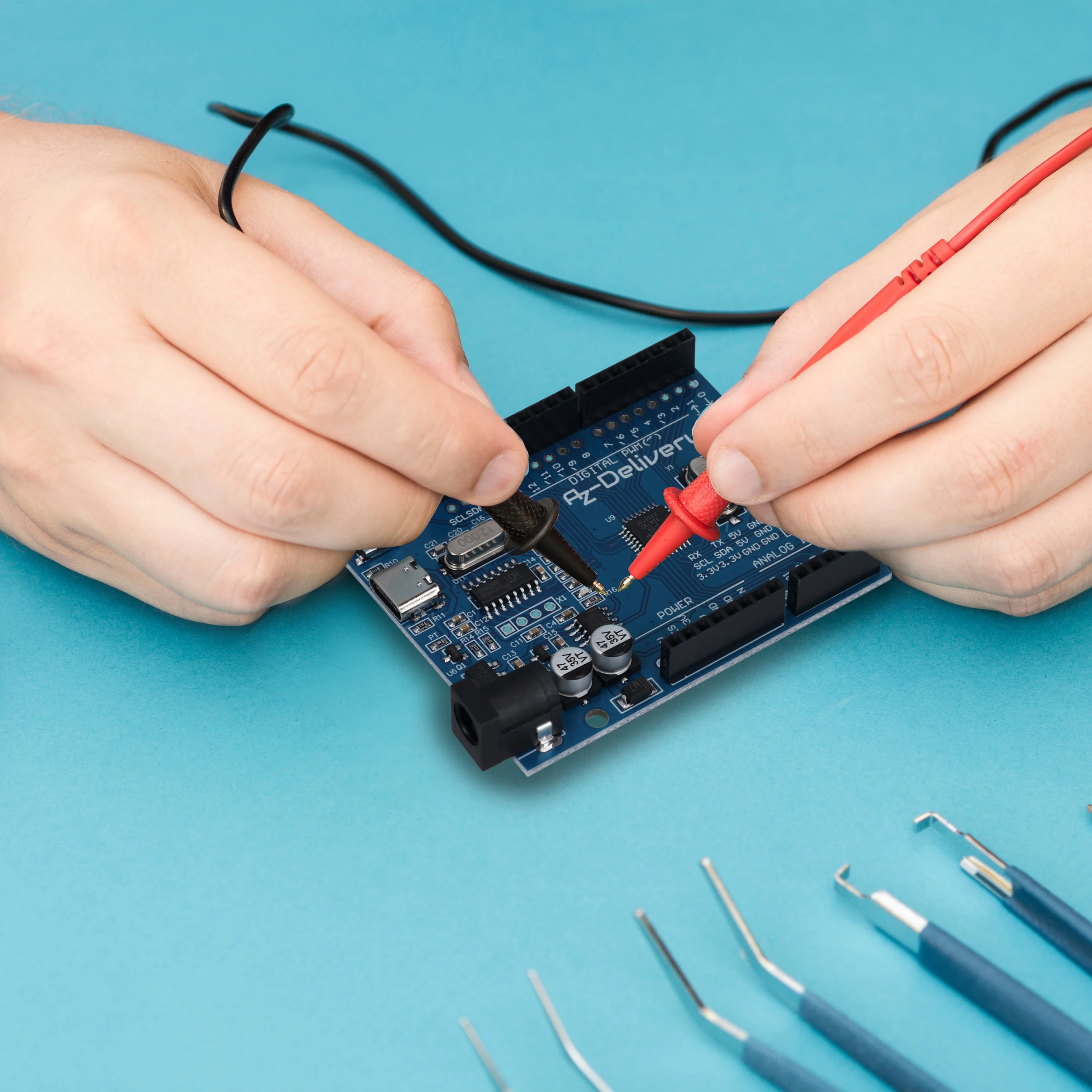 Mikrocontroller Board AZ-ATmega328-Board mit USB-C Anschluss - Image 6