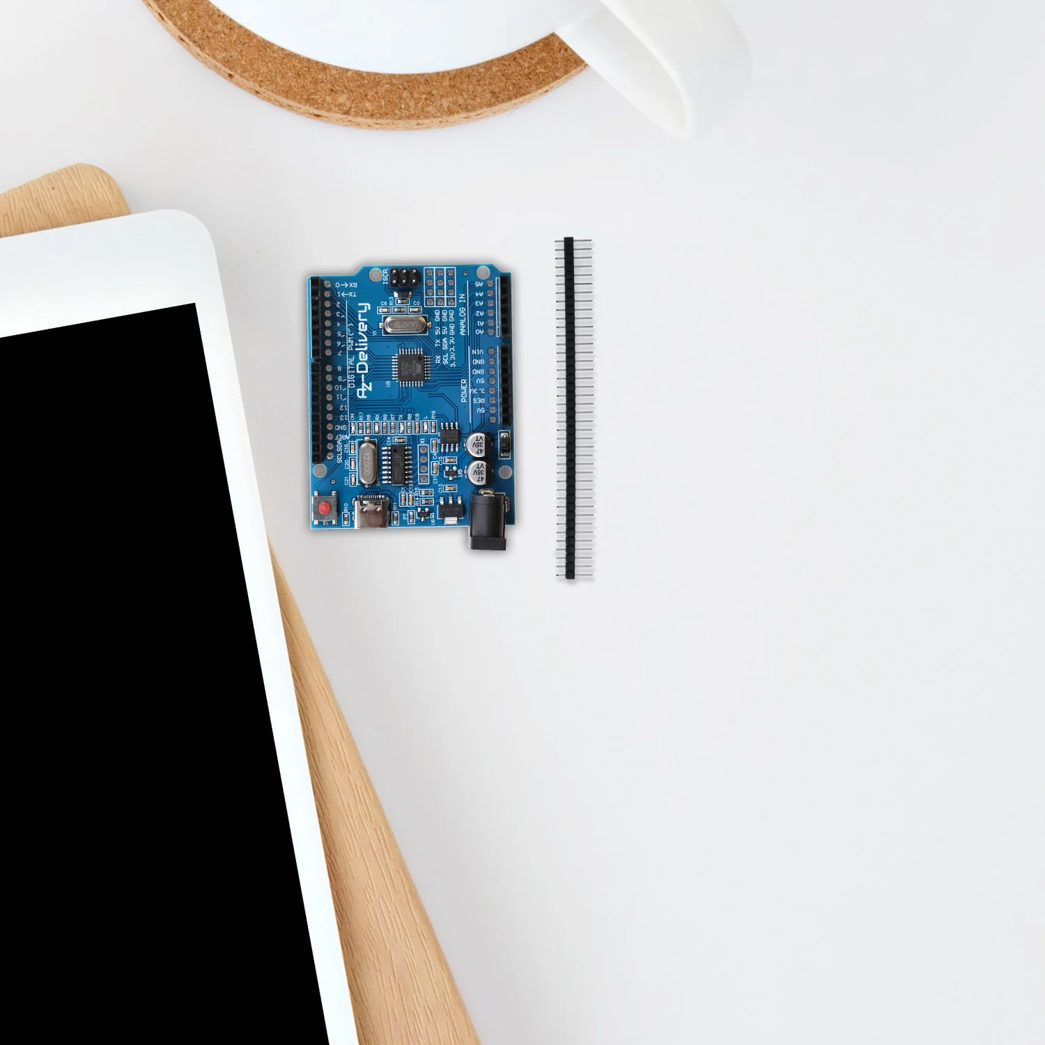 Mikrocontroller Board AZ-ATmega328-Board mit USB-C Anschluss - Image 7