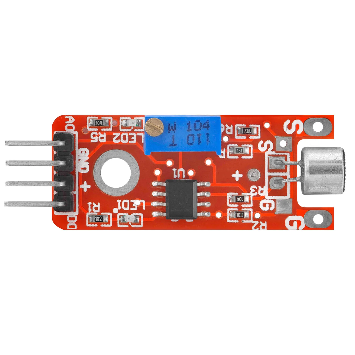 KY-038 Klangerfassungsmodul Mikrofon Voice- Ton Sensor - Image 3