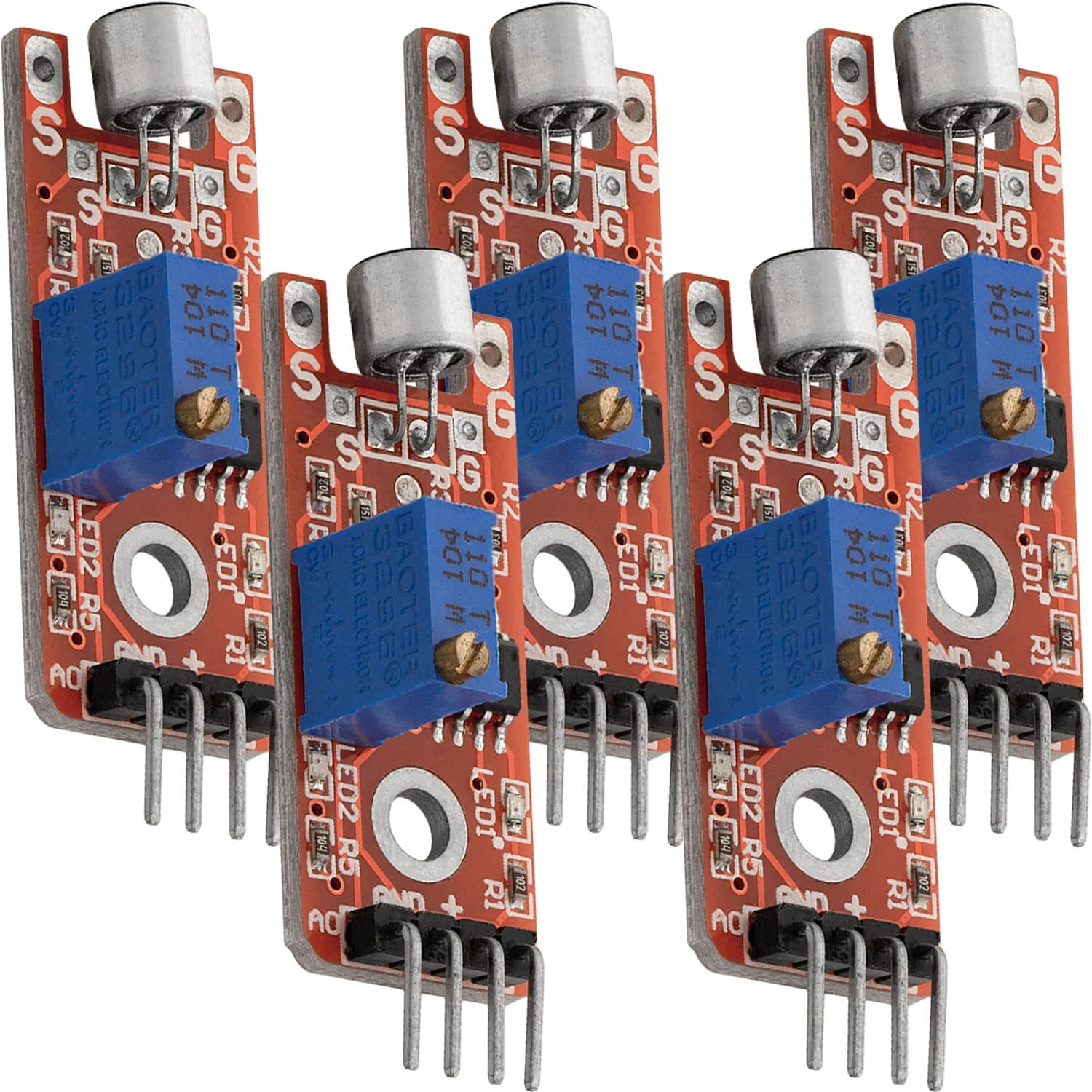 KY-038 Klangerfassungsmodul Mikrofon Voice- Ton Sensor - Image 5