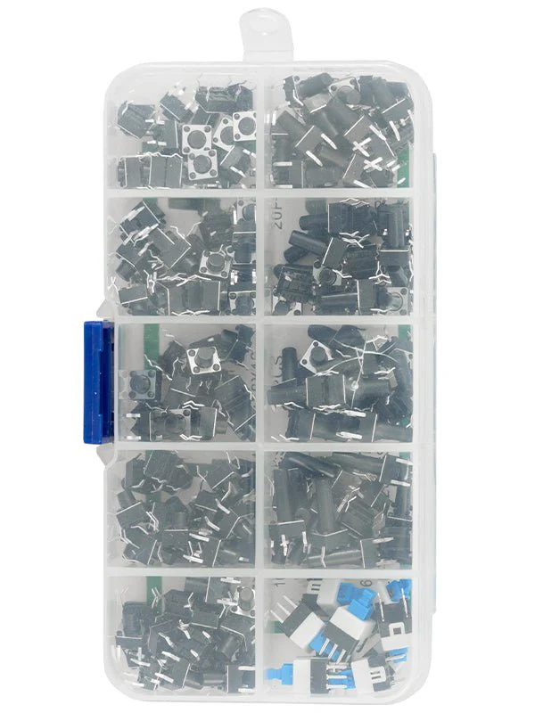 Mikroschalter Taster Set - 180 Stück, Verschiedene Größen, Vielseitige Taster für Elektronik - Image 4