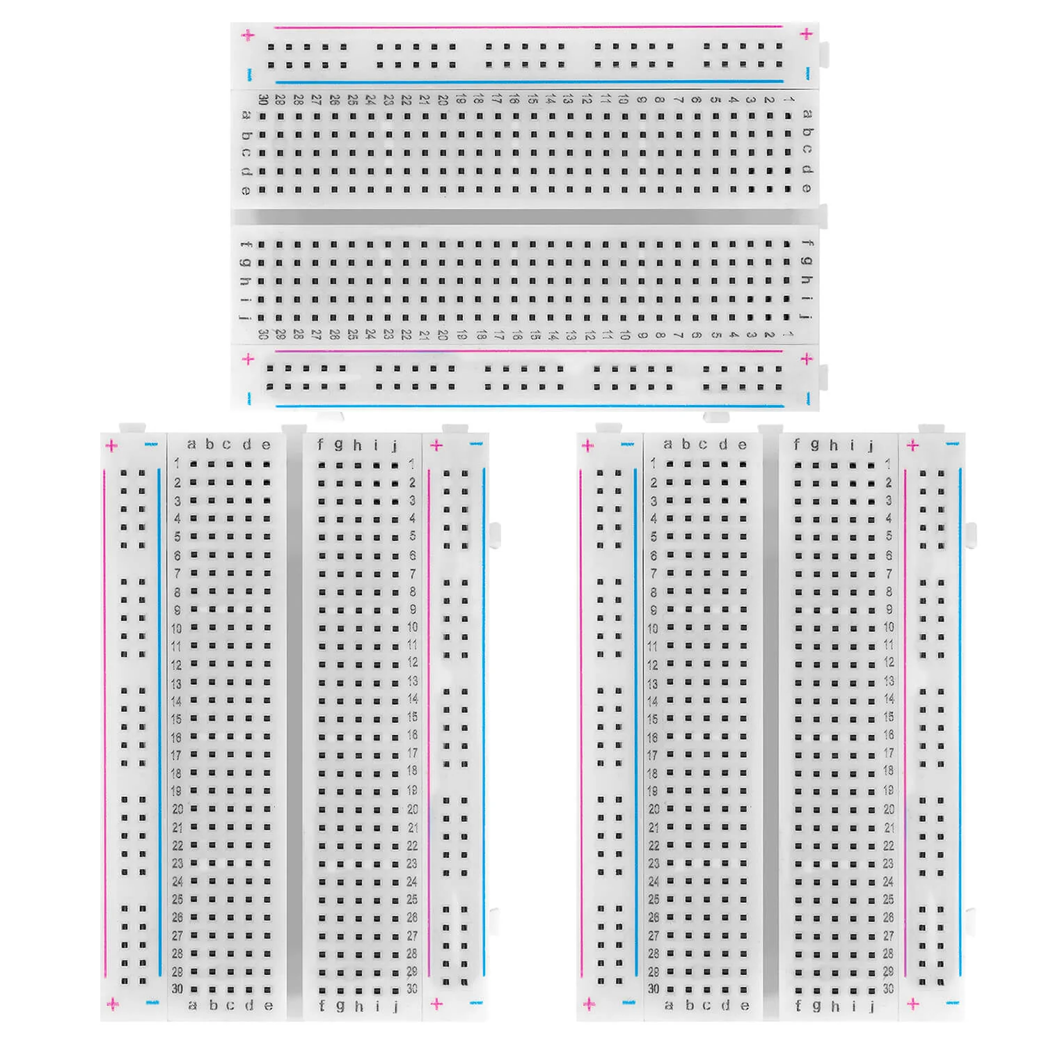 Mini Breadboard 400 Pin mit 4 Stromschienen für Jumper Kabel - Image 6