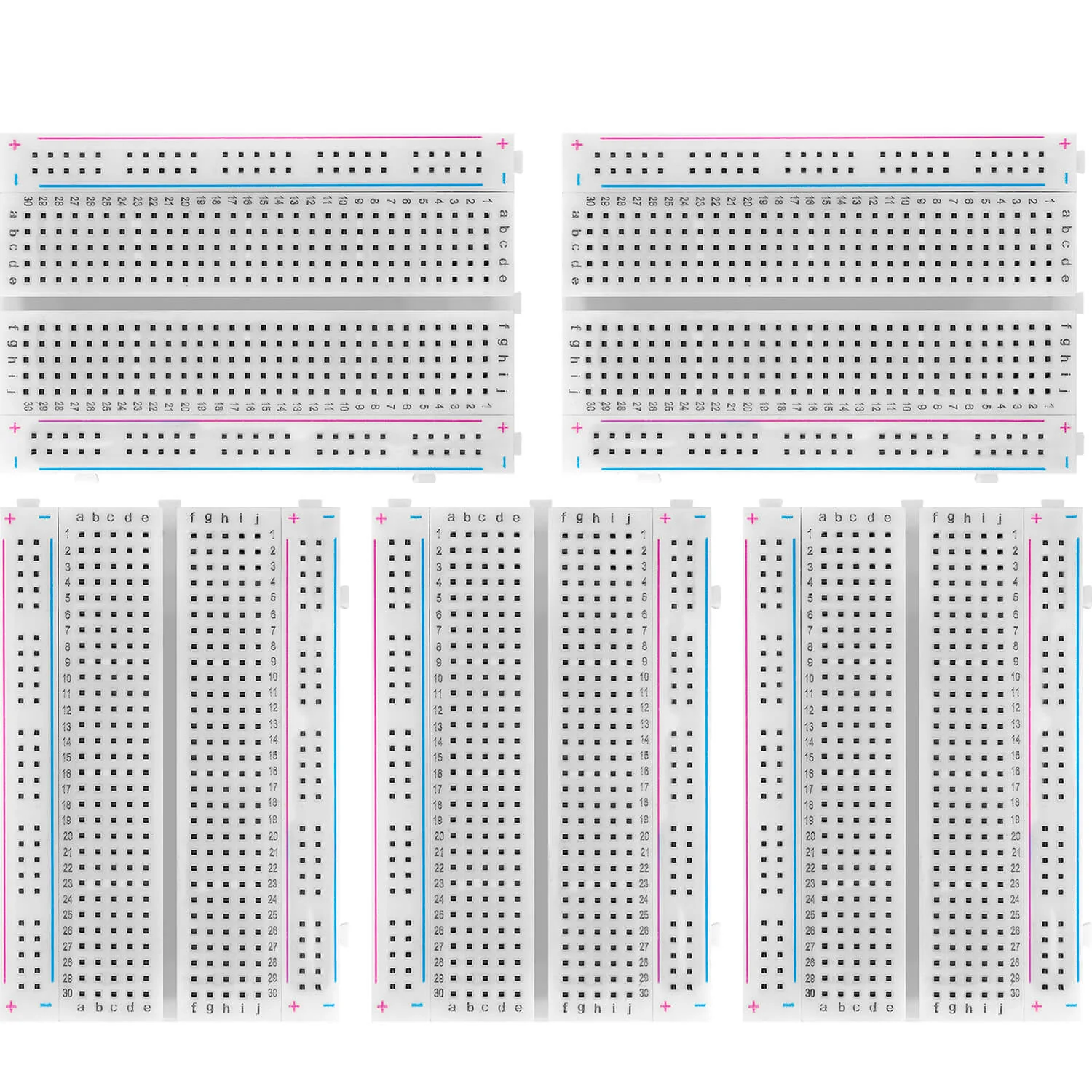Mini Breadboard 400 Pin mit 4 Stromschienen für Jumper Kabel - Image 7