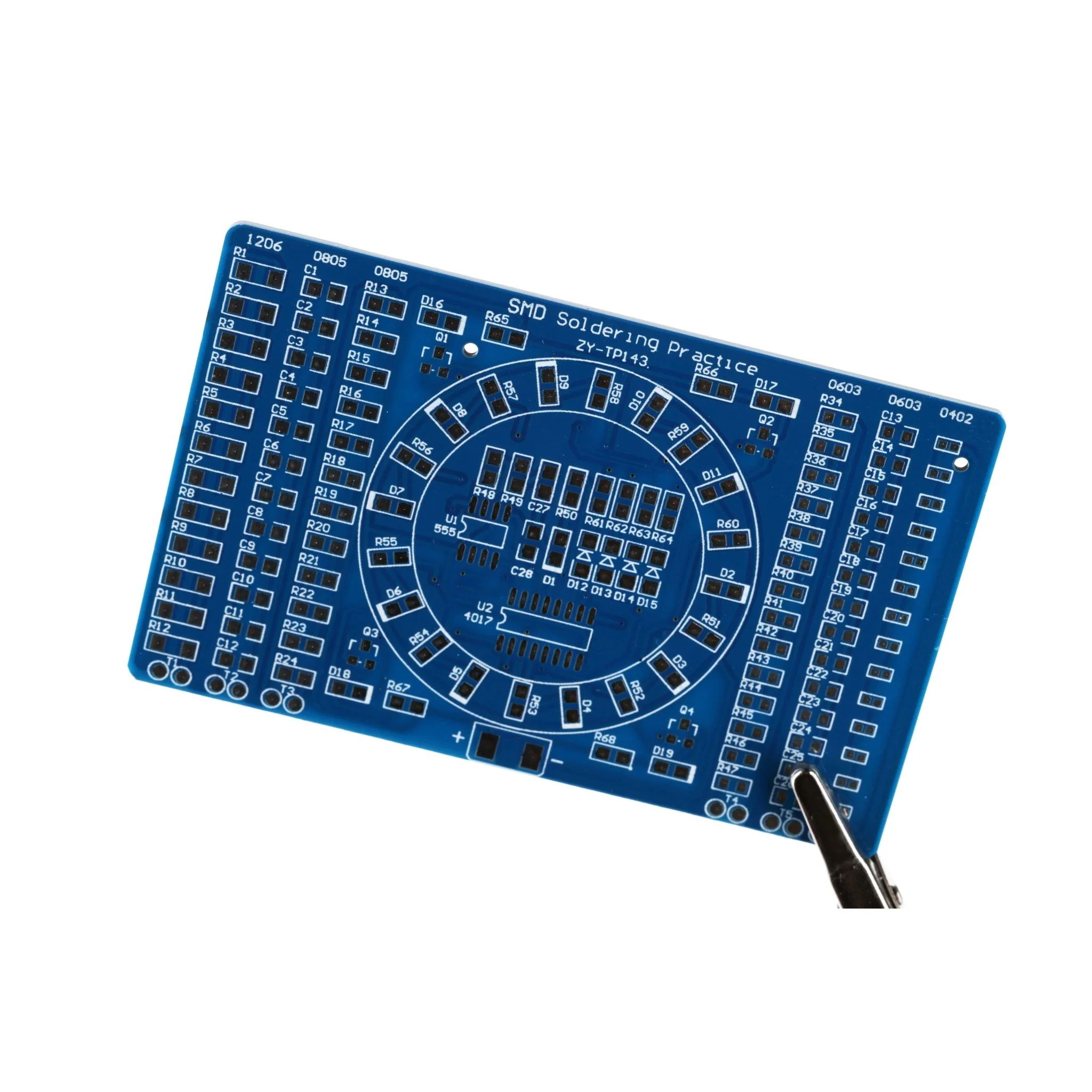 NE555 SMD Löten Übungsplatine DIY Kit - LED Modul zum Löten Lernen, Set mit Lötbausatz - Elektronisches Soldering Kit für Lötübungen - Image 3
