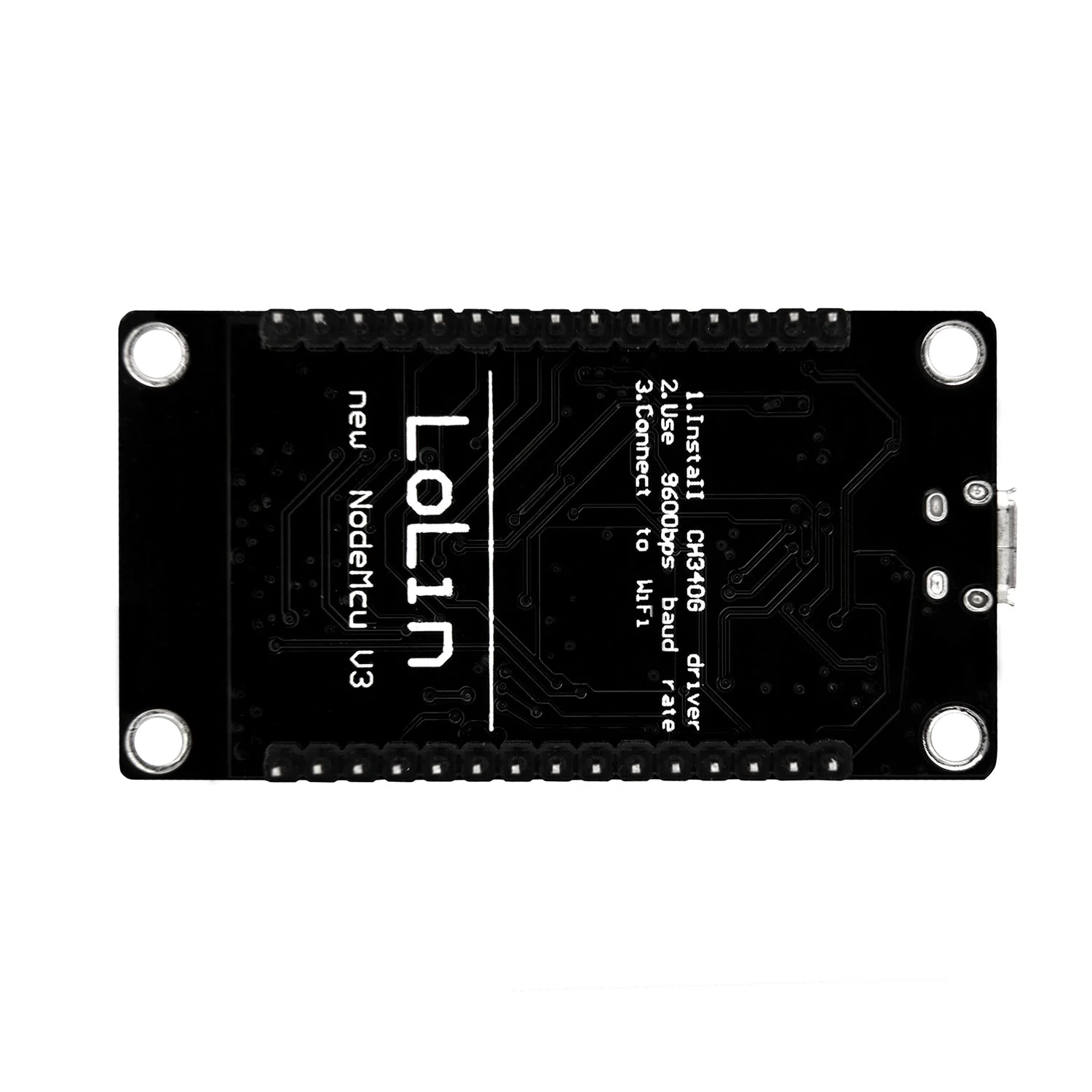 NodeMCU Lua Lolin V3 Module ESP8266 ESP-12F WIFI Wifi Development Board mit CH340 - Image 4