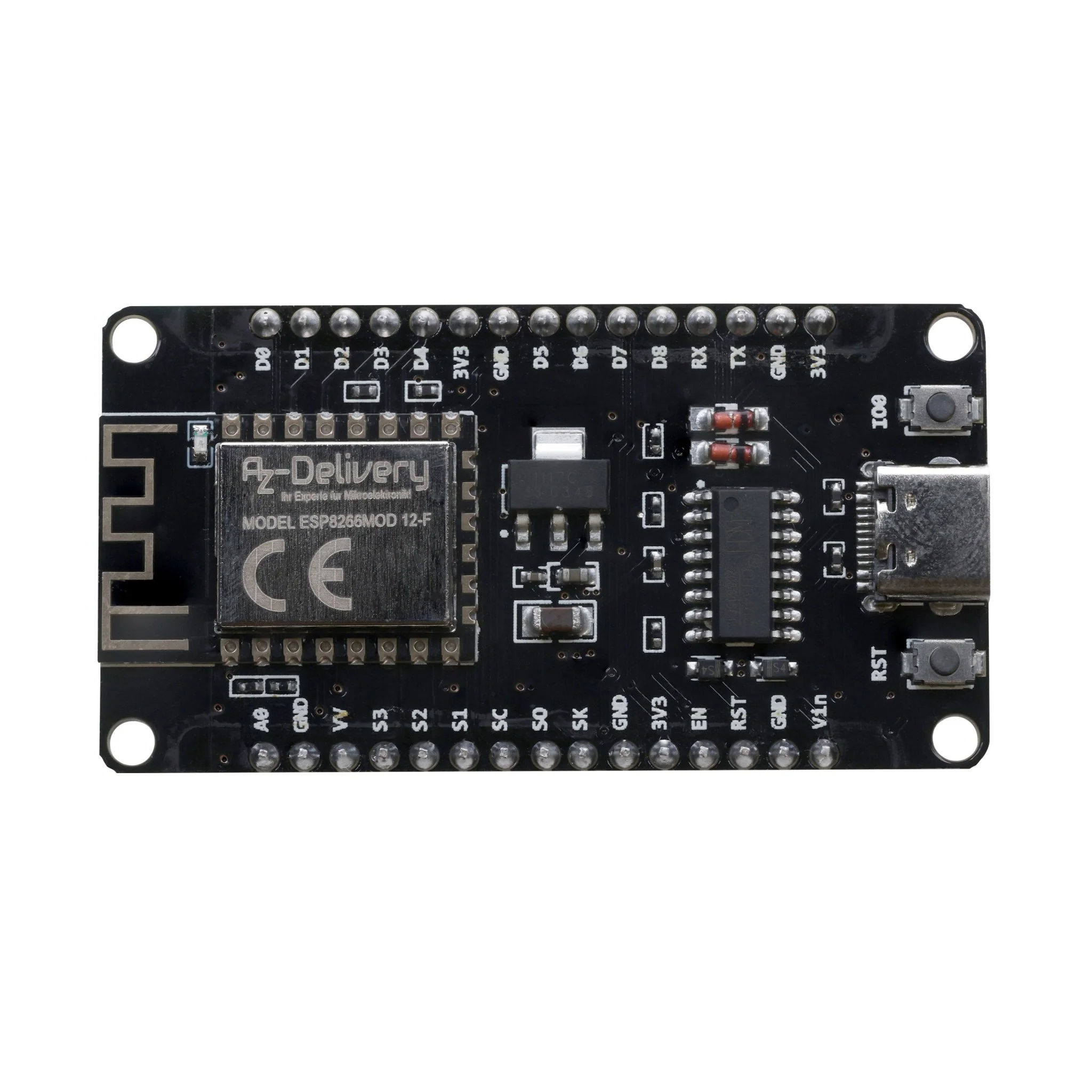 NodeMCU Lolin V3 Module ESP8266 ESP-12F WiFi mit USB-C Anschluss WiFi Development Board mit CH340 kompatibel mit Arduino - Image 6