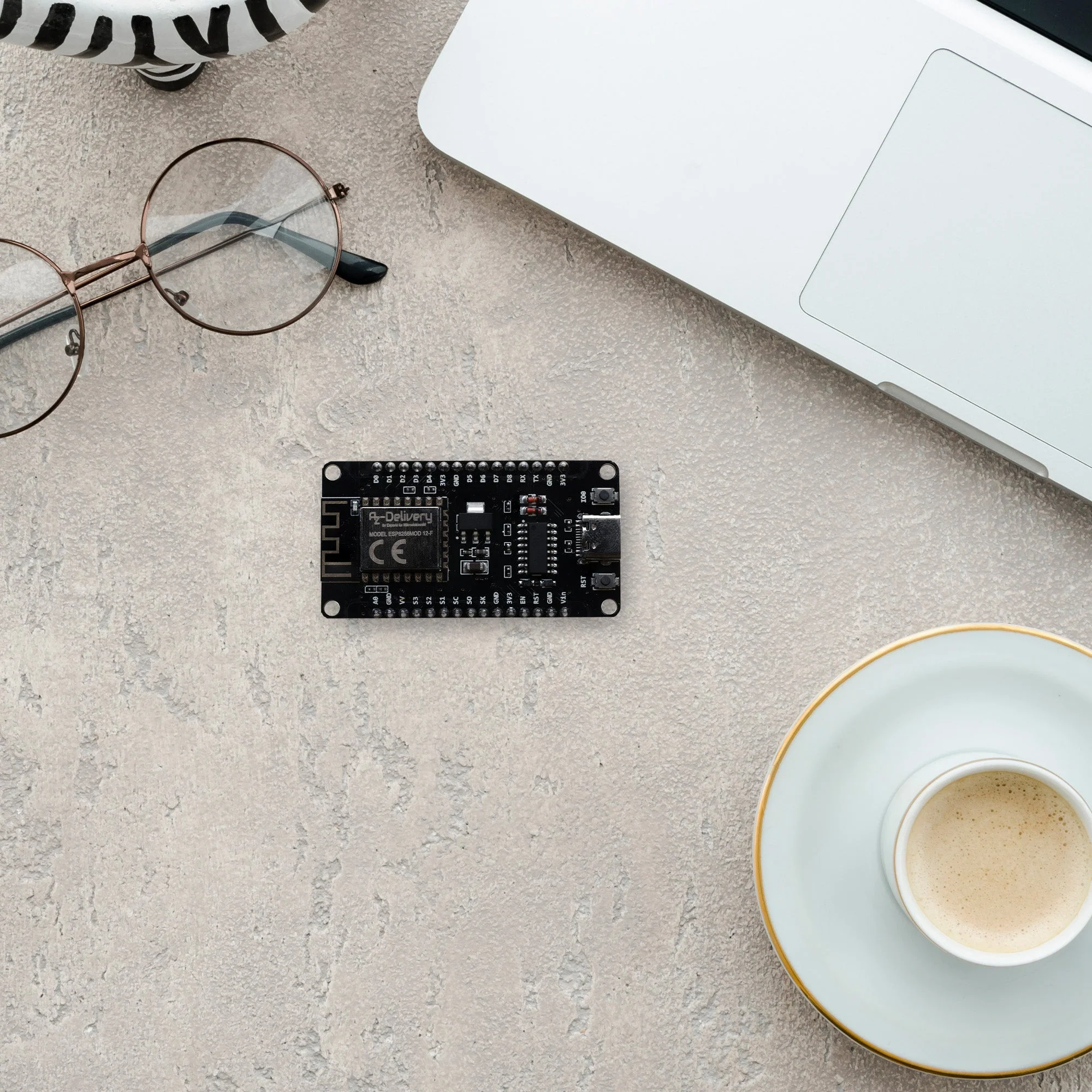 NodeMCU Lolin V3 Module ESP8266 ESP-12F WiFi mit USB-C Anschluss WiFi Development Board mit CH340 kompatibel mit Arduino - Image 7