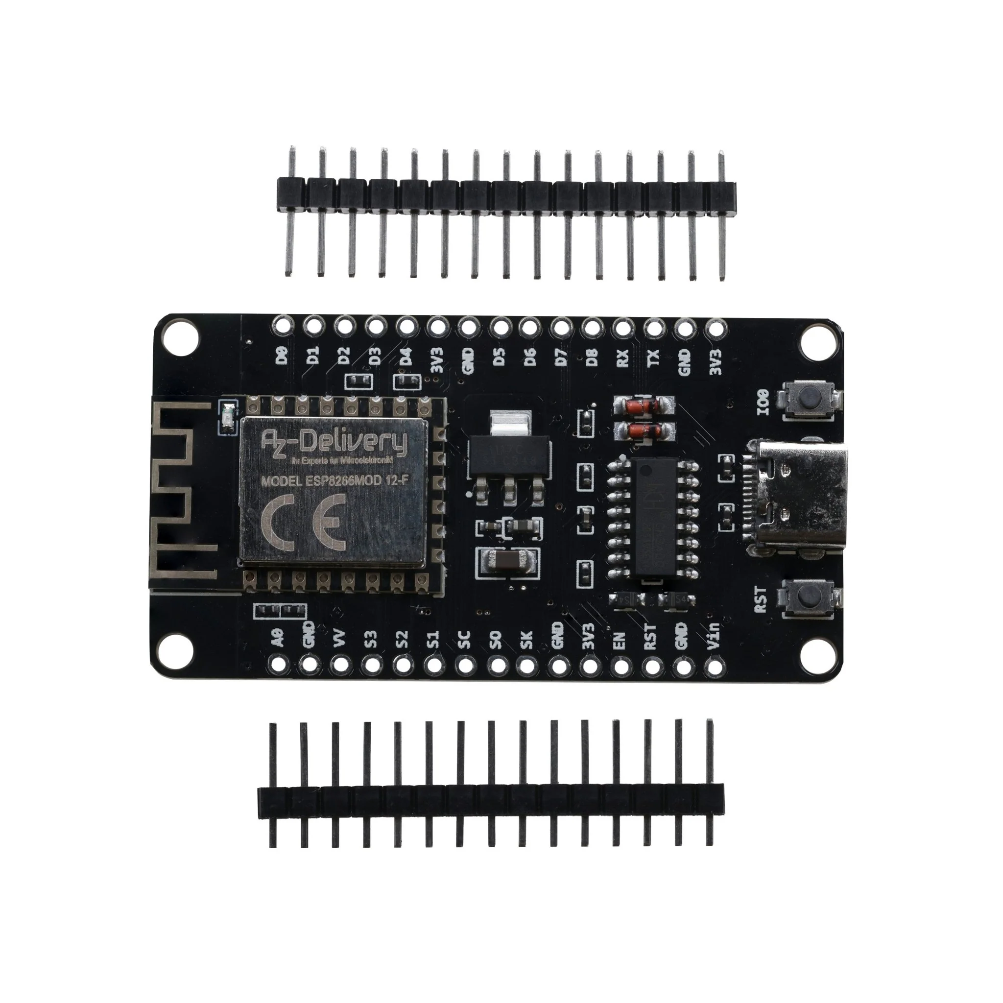 NodeMCU Lolin V3 Module ESP8266 ESP-12F WiFi mit USB-C Anschluss WiFi Development Board mit CH340 unverlötet kompatibel mit Arduino - Image 5