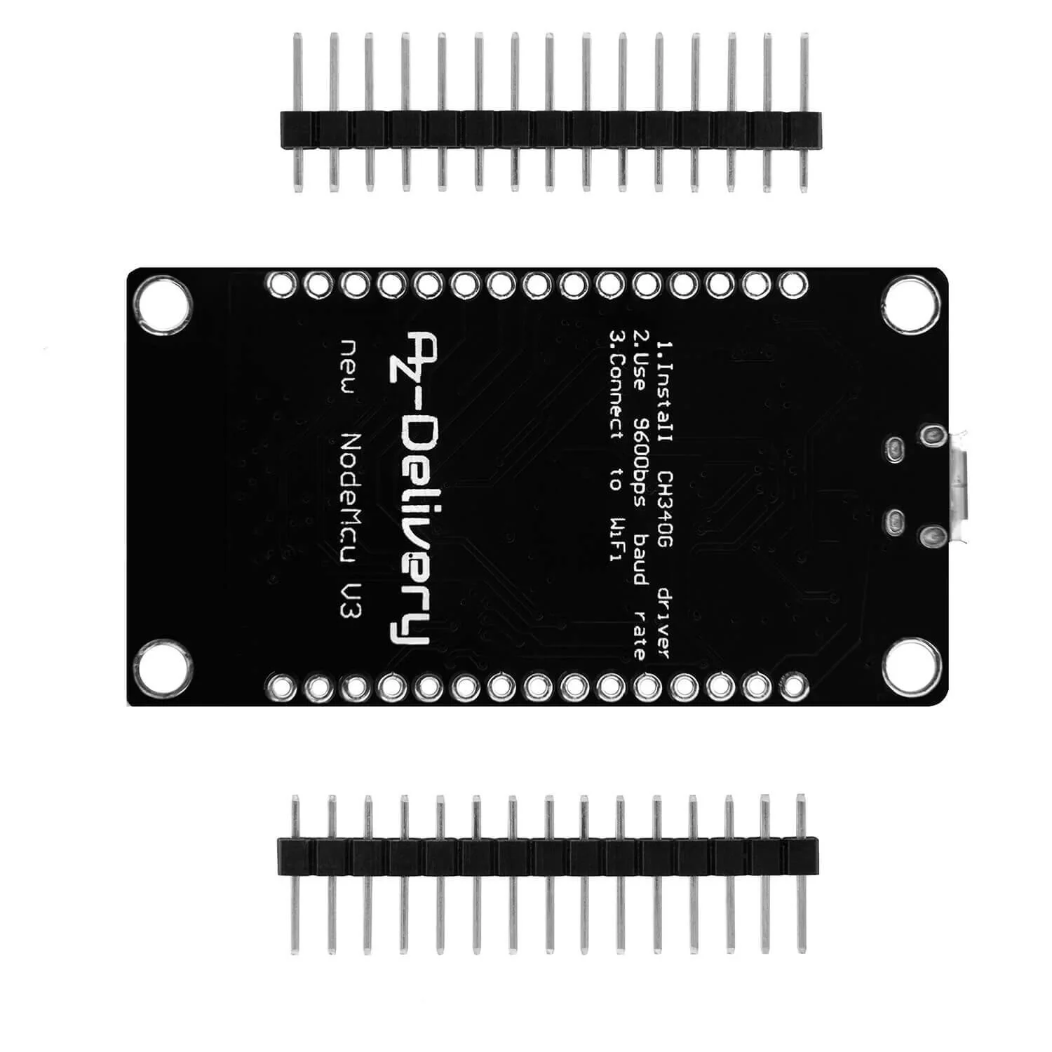 NodeMCU Lua Lolin V3 Module ESP8266 ESP-12F WIFI Development Board unverlötet - Image 6