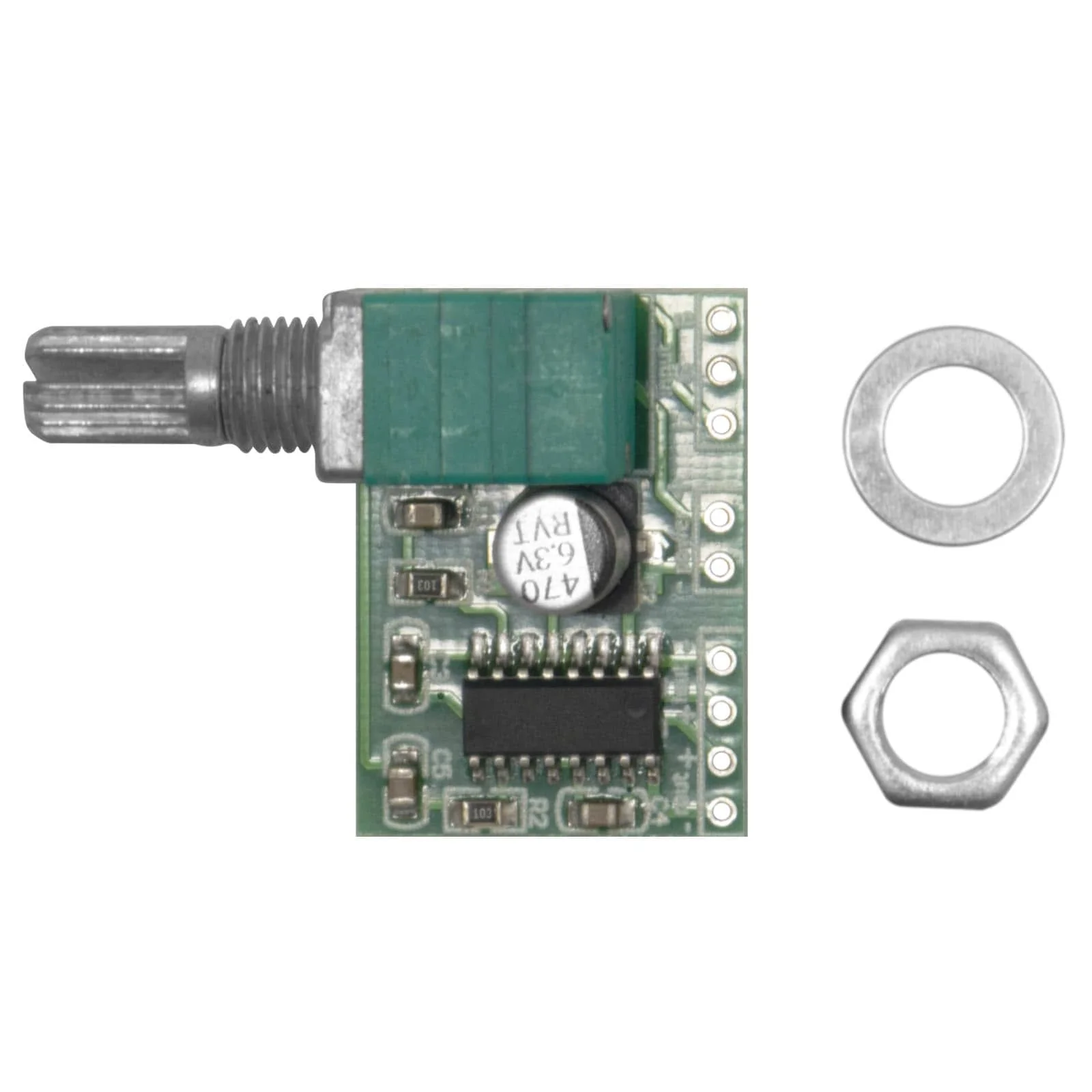 PAM8403 digitaler Mini Audio Verstärker 2x 3 Watt DC 5V Leistungsverstärkerplatine mit Potentiometer für DIY Lautsprecher und Kopfhörer - Image 2