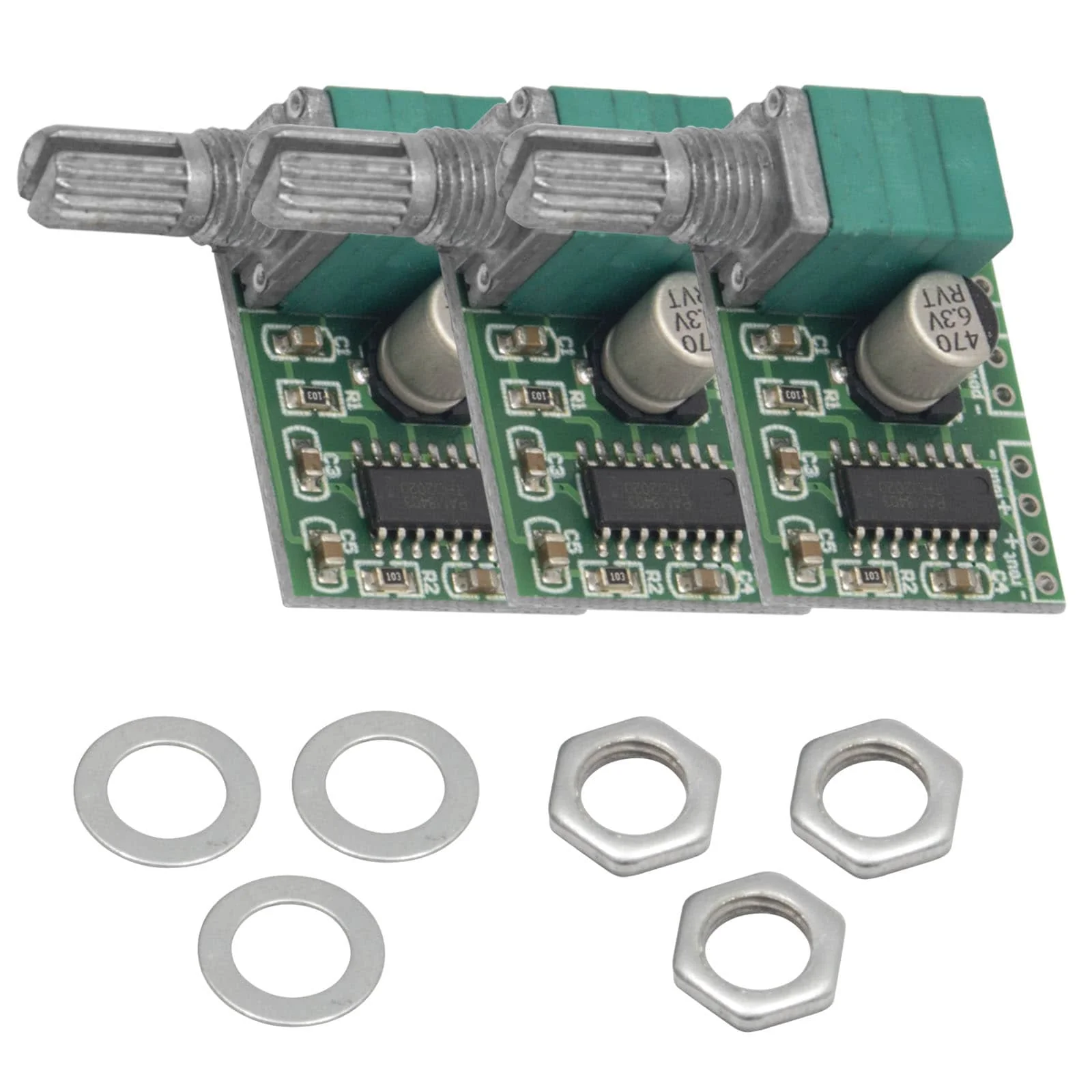 PAM8403 digitaler Mini Audio Verstärker 2x 3 Watt DC 5V Leistungsverstärkerplatine mit Potentiometer für DIY Lautsprecher und Kopfhörer - Image 4