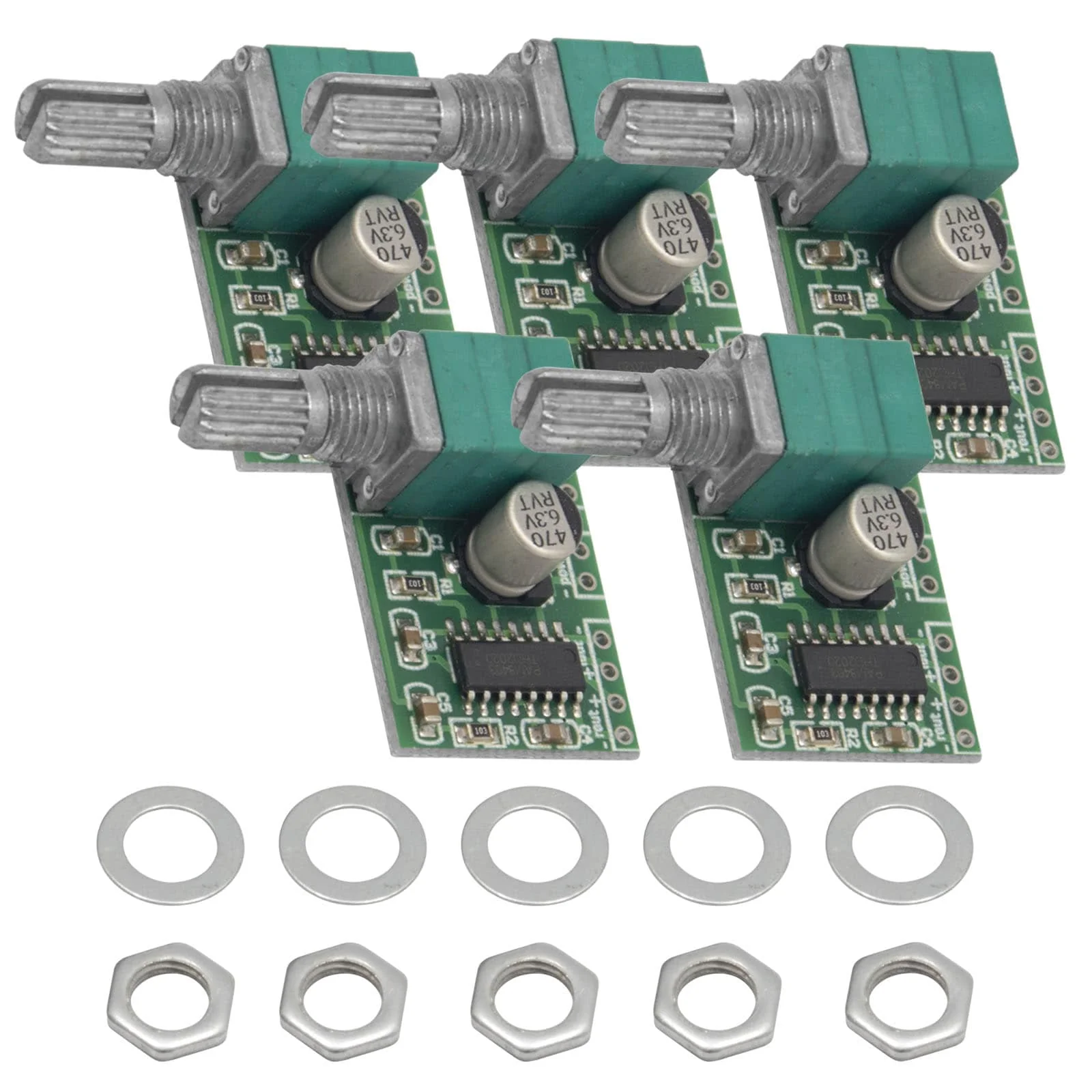 PAM8403 digitaler Mini Audio Verstärker 2x 3 Watt DC 5V Leistungsverstärkerplatine mit Potentiometer für DIY Lautsprecher und Kopfhörer - Image 5